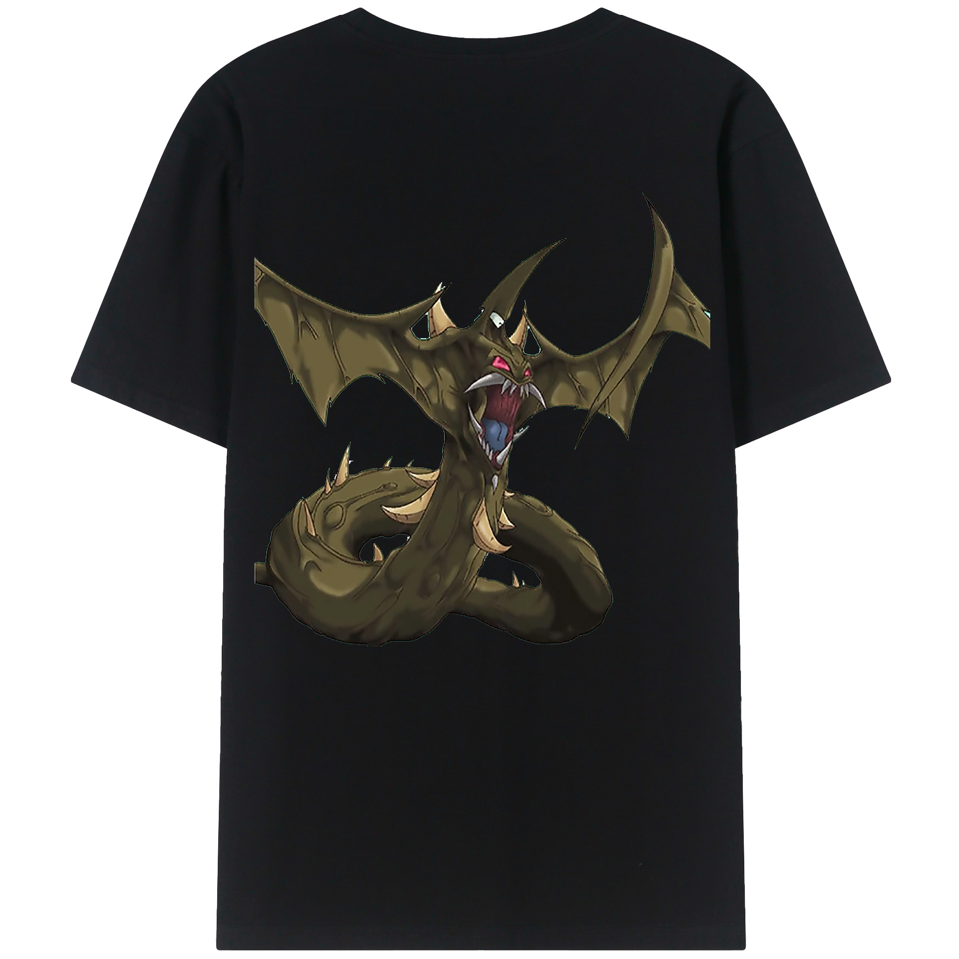 （画像用） 遊☆戯☆王 Yu-Gi-Oh! 綿100％ メンズ半袖Tシャツ（バックプリント） 通気性