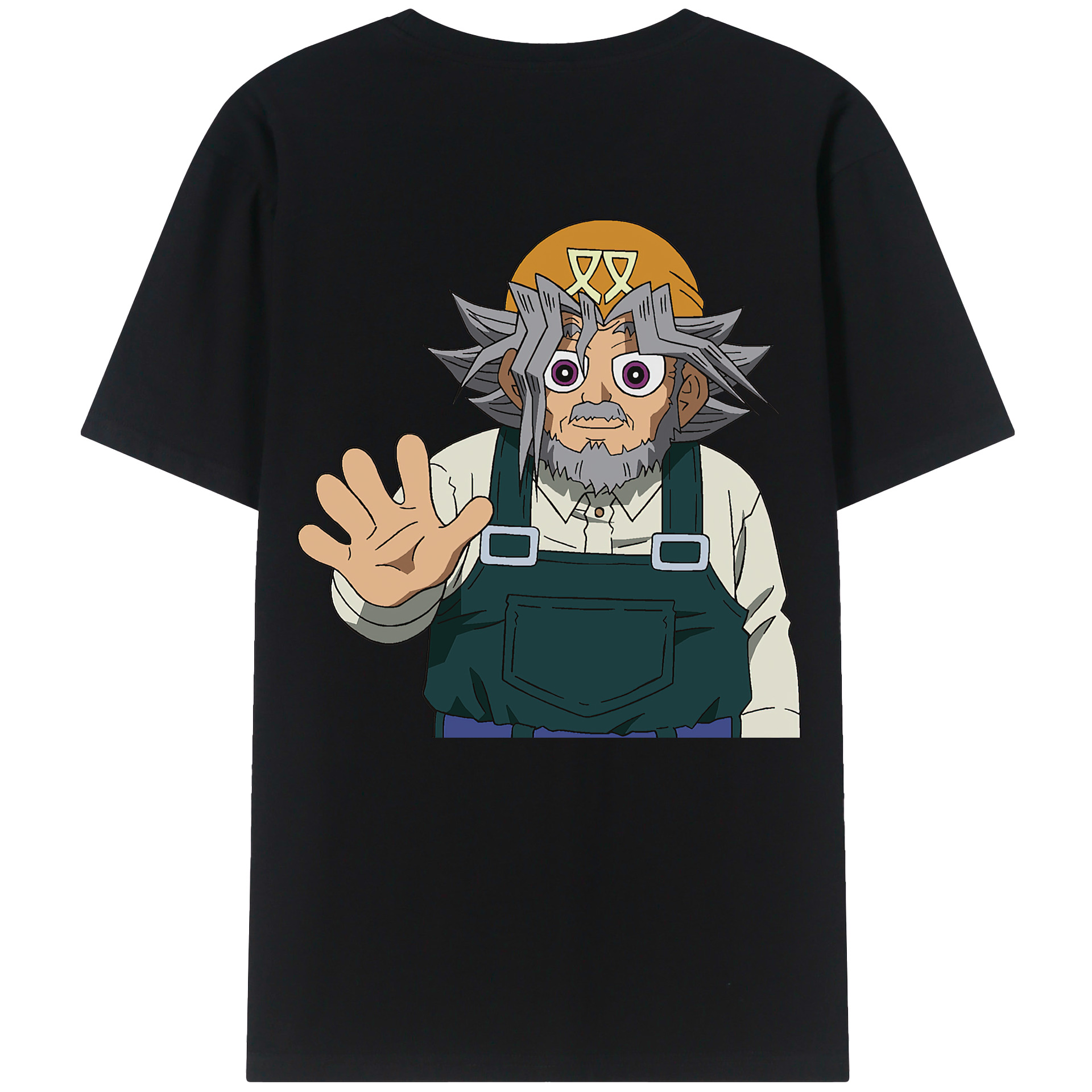 （画像用） 遊☆戯☆王 Yu-Gi-Oh! 綿100％ メンズ半袖Tシャツ（バックプリント） 通気性