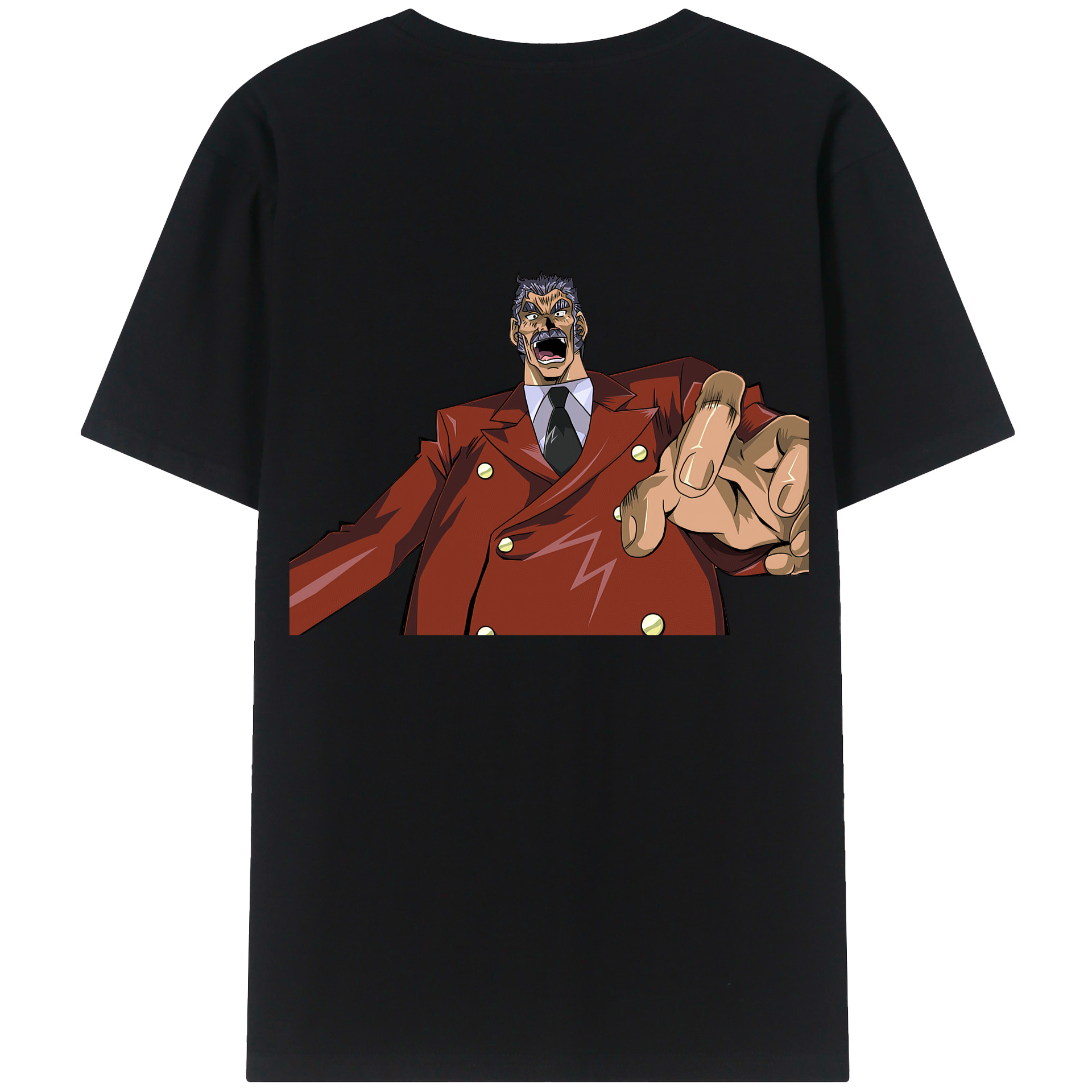 （画像用） 遊☆戯☆王 Yu-Gi-Oh! 綿100％ メンズ半袖Tシャツ（バックプリント） 通気性