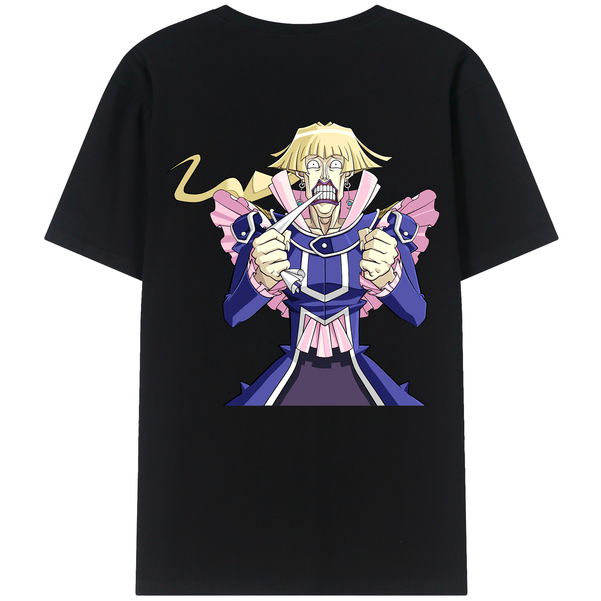 （画像用） 遊☆戯☆王 Yu-Gi-Oh! 綿100％ メンズ半袖Tシャツ（バックプリント） 通気性