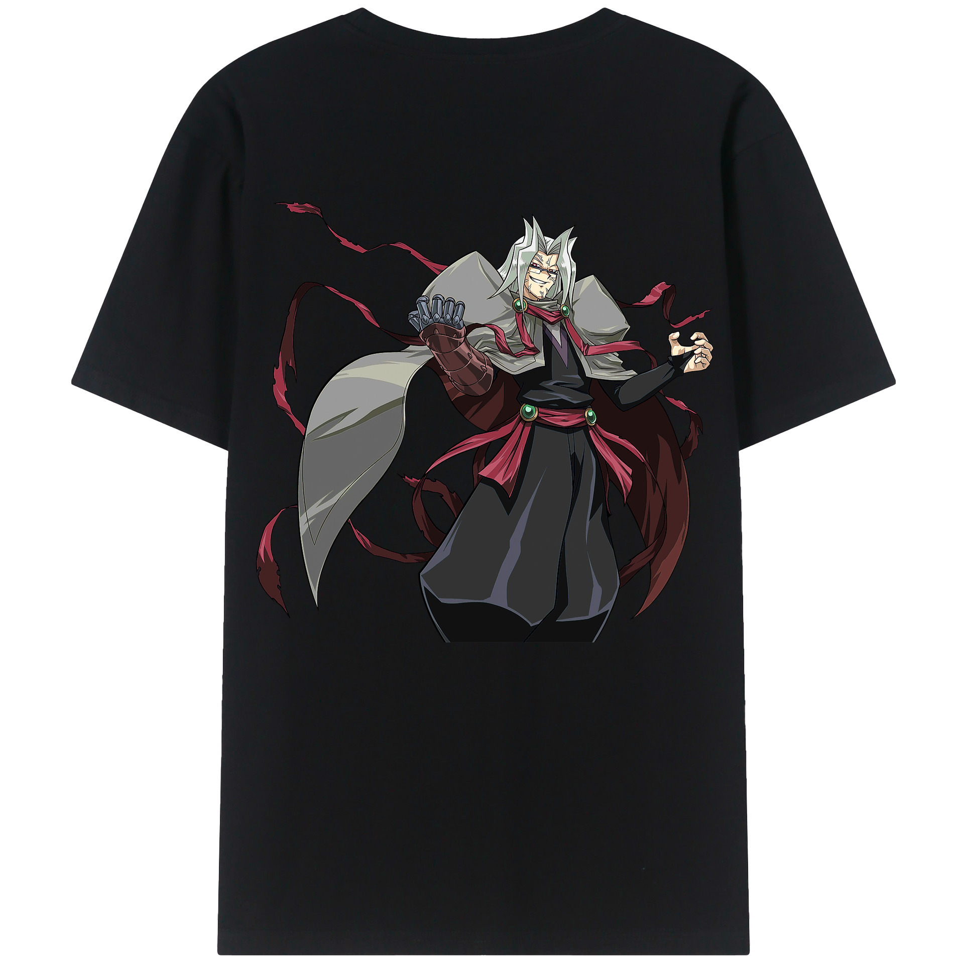 （画像用） 遊☆戯☆王 Yu-Gi-Oh! 綿100％ メンズ半袖Tシャツ（バックプリント） 通気性