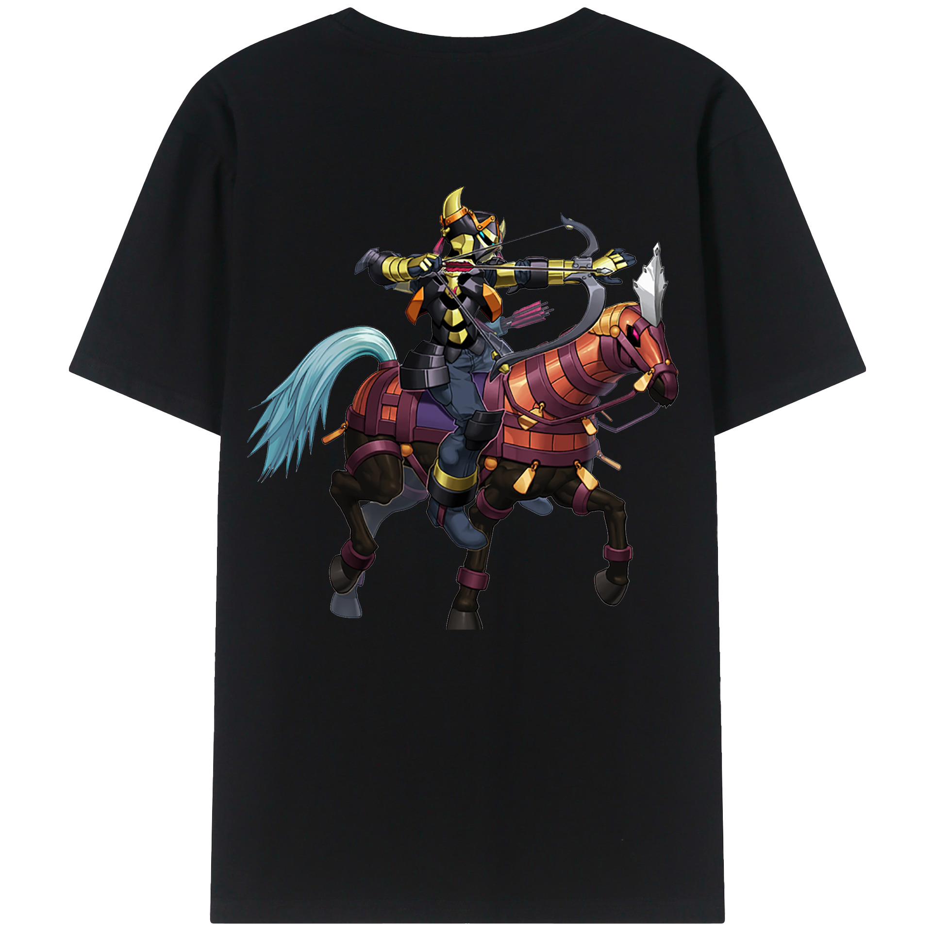 （画像用） 遊☆戯☆王 Yu-Gi-Oh! 綿100％ メンズ半袖Tシャツ（バックプリント） 通気性