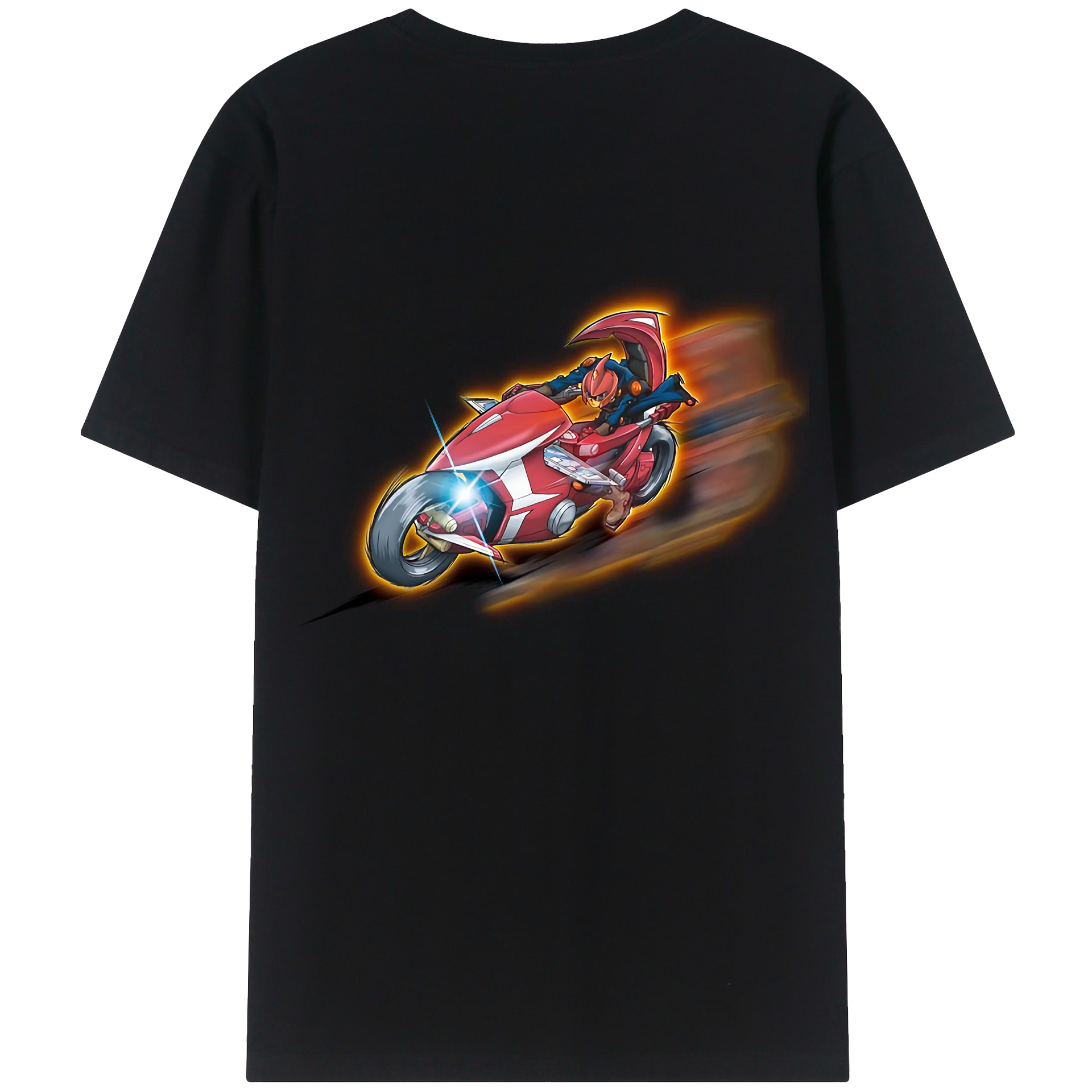 （画像用） 遊☆戯☆王 Yu-Gi-Oh! 綿100％ メンズ半袖Tシャツ（バックプリント） 通気性