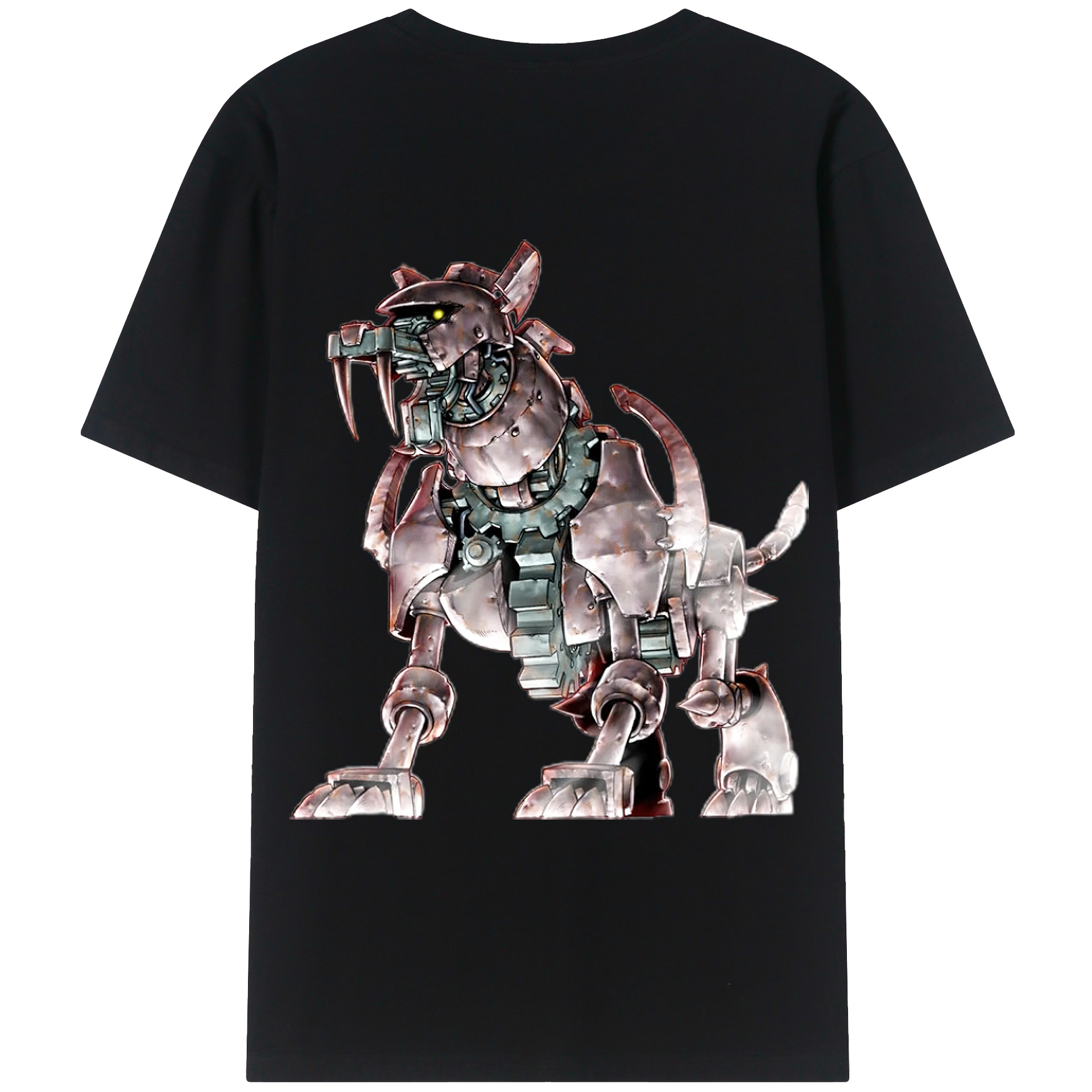 （画像用） 遊☆戯☆王 Yu-Gi-Oh! 綿100％ メンズ半袖Tシャツ（バックプリント） 通気性