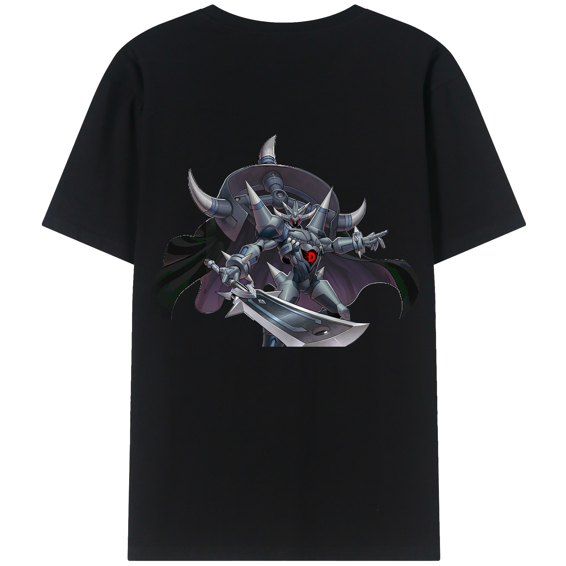 （画像用） 遊☆戯☆王 Yu-Gi-Oh! 綿100％ メンズ半袖Tシャツ（バックプリント） 通気性