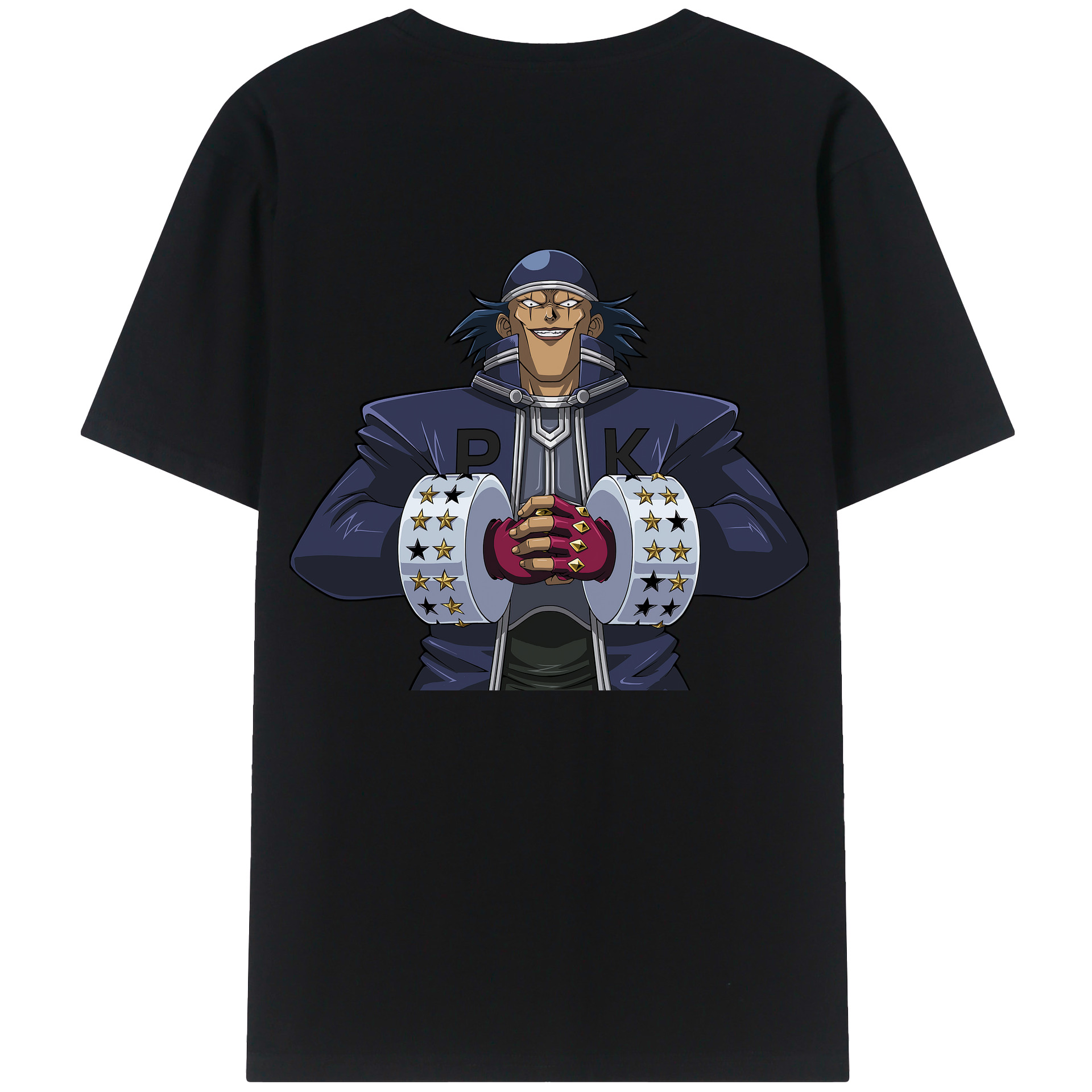 （画像用） 遊☆戯☆王 Yu-Gi-Oh! 綿100％ メンズ半袖Tシャツ（バックプリント） 通気性