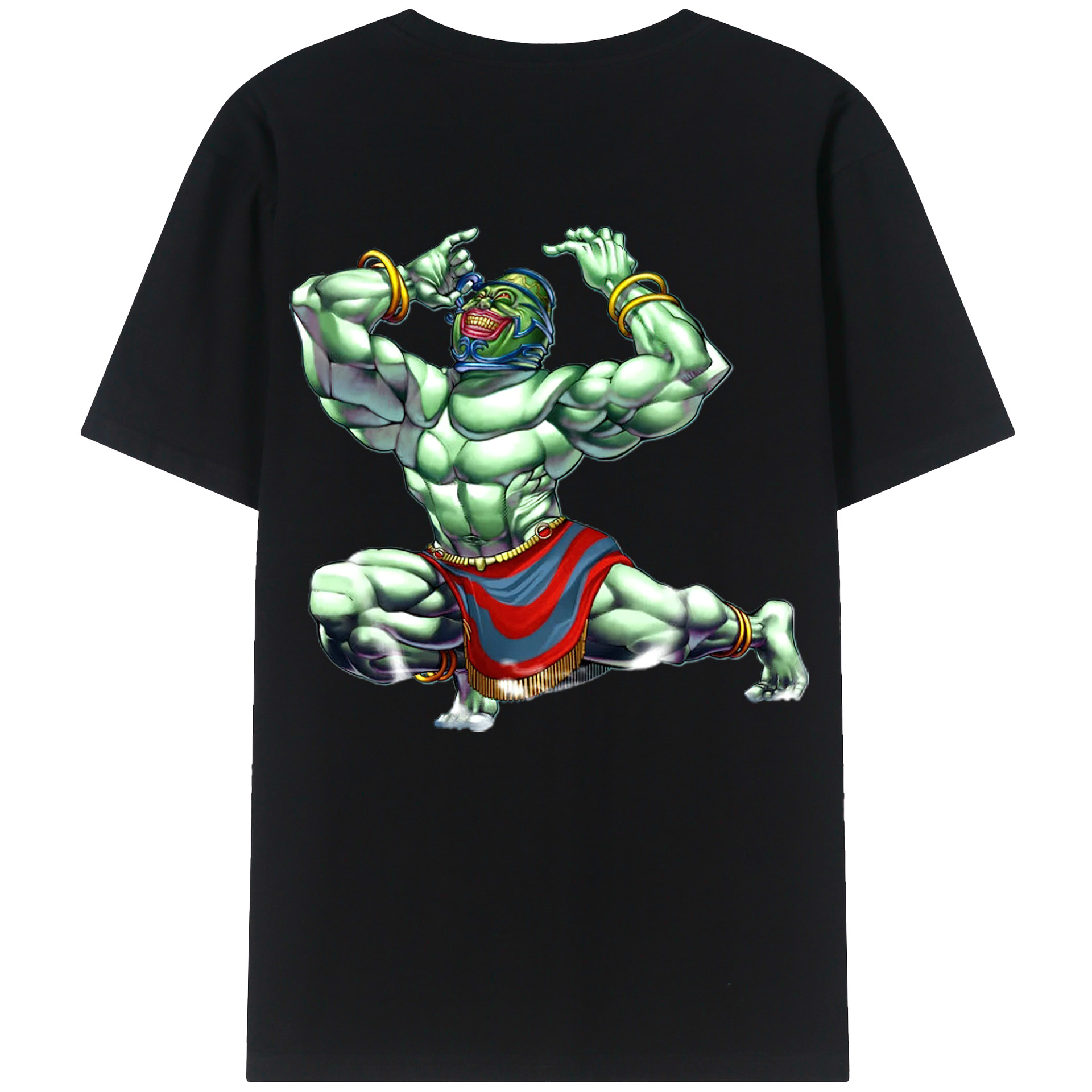 （画像用） 遊☆戯☆王 Yu-Gi-Oh! 綿100％ メンズ半袖Tシャツ（バックプリント） 通気性