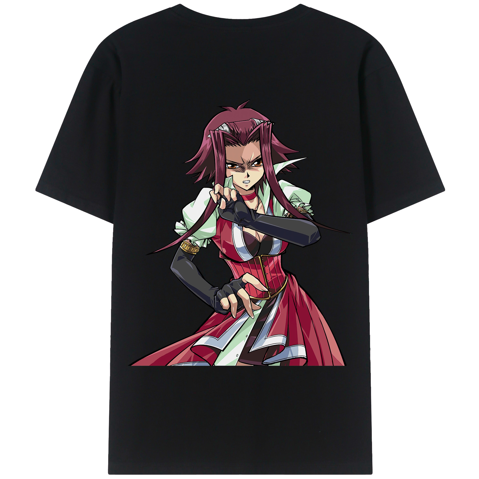 （画像用） 遊☆戯☆王 Yu-Gi-Oh! 綿100％ メンズ半袖Tシャツ（バックプリント） 通気性