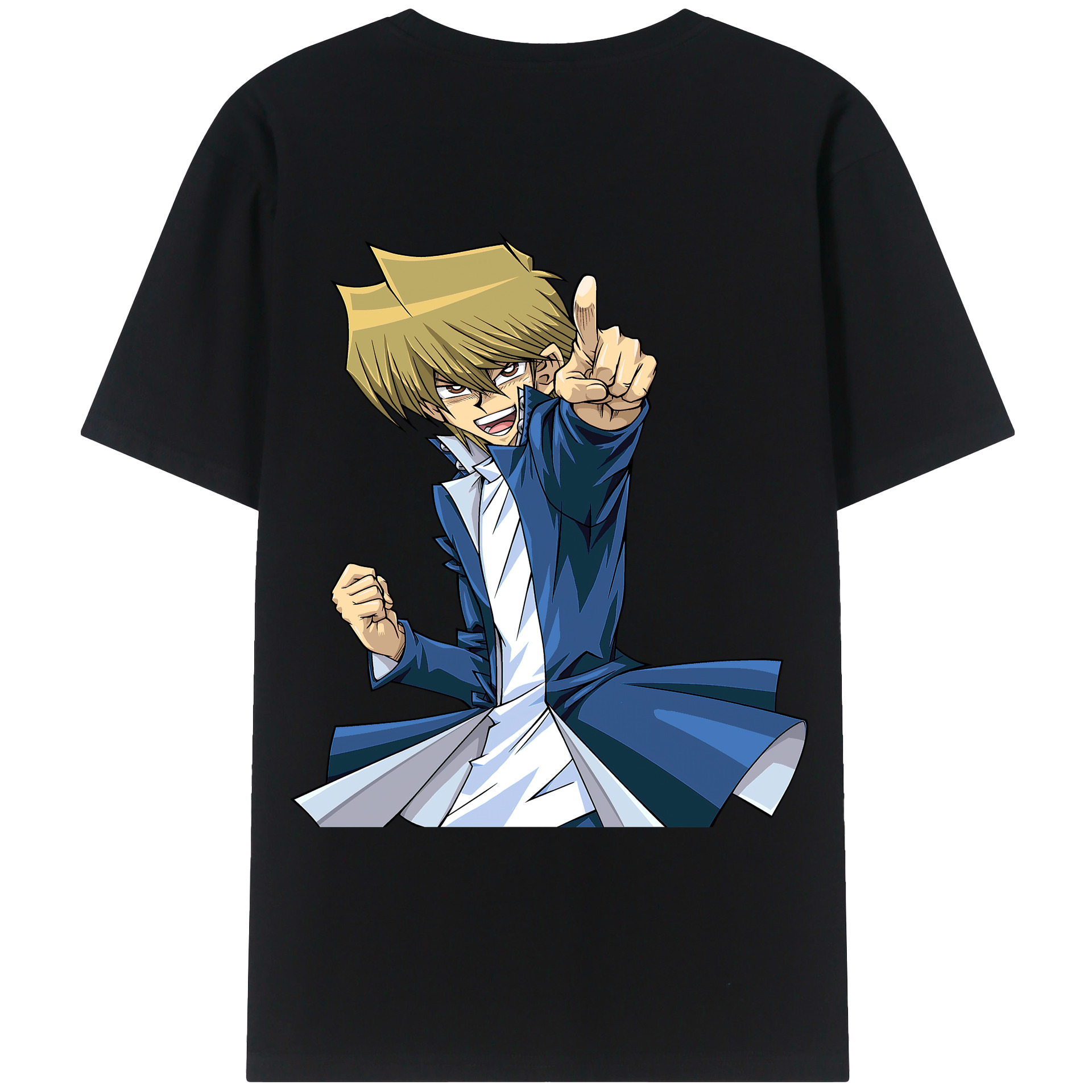 （画像用） 遊☆戯☆王 Yu-Gi-Oh! 綿100％ メンズ半袖Tシャツ（バックプリント） 通気性