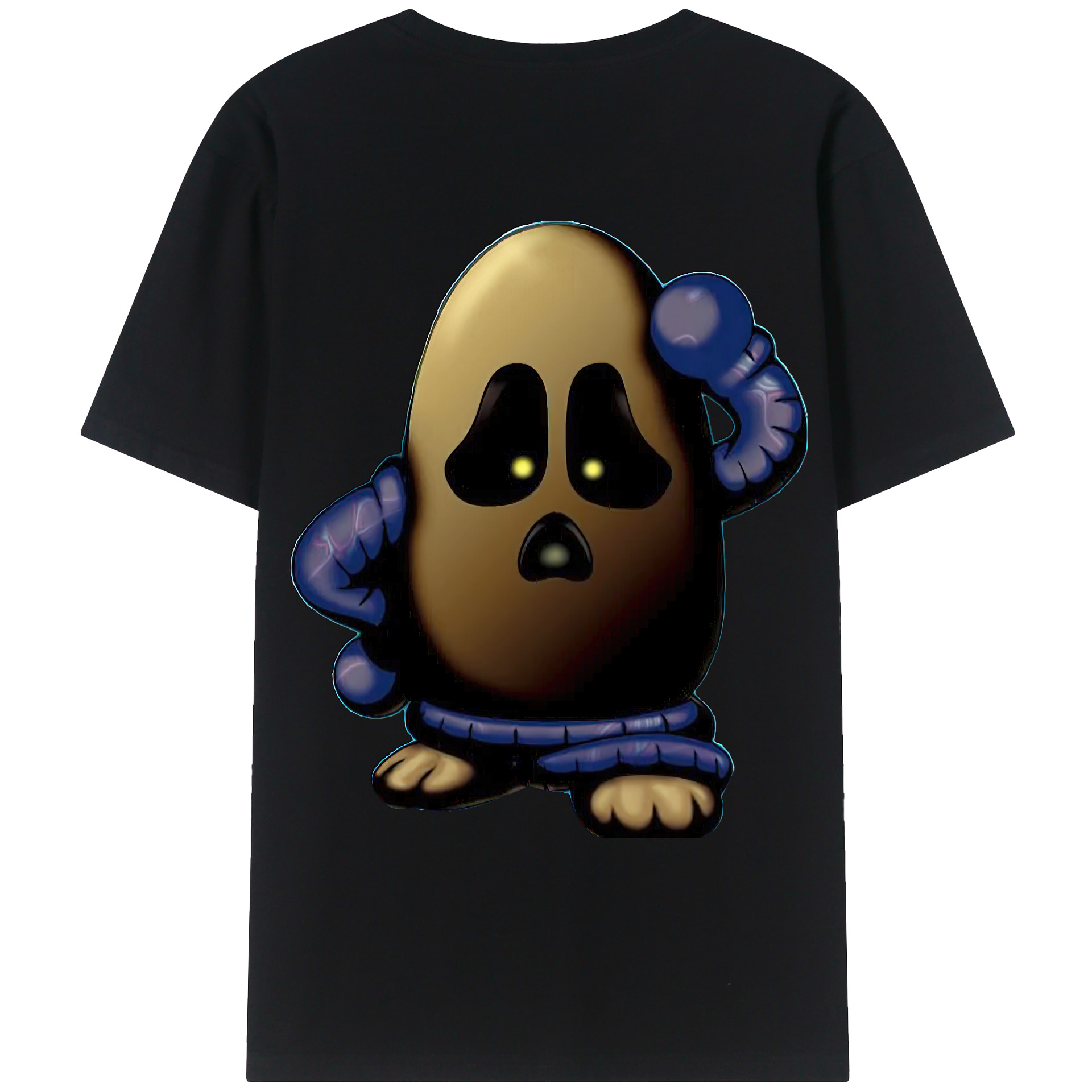 （画像用） 遊☆戯☆王 Yu-Gi-Oh! 綿100％ メンズ半袖Tシャツ（バックプリント） 通気性