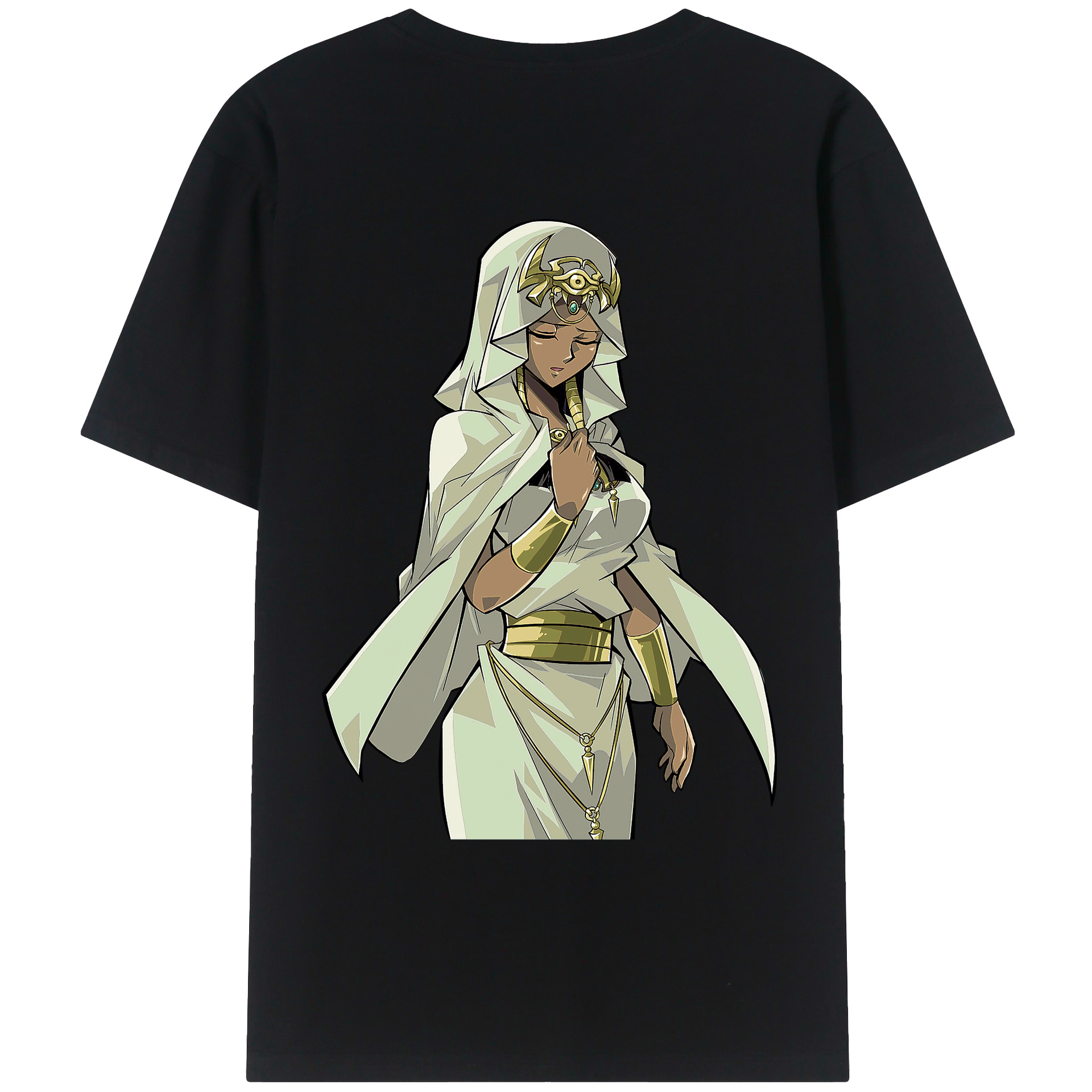 （画像用） 遊☆戯☆王 Yu-Gi-Oh! 綿100％ メンズ半袖Tシャツ（バックプリント） 通気性