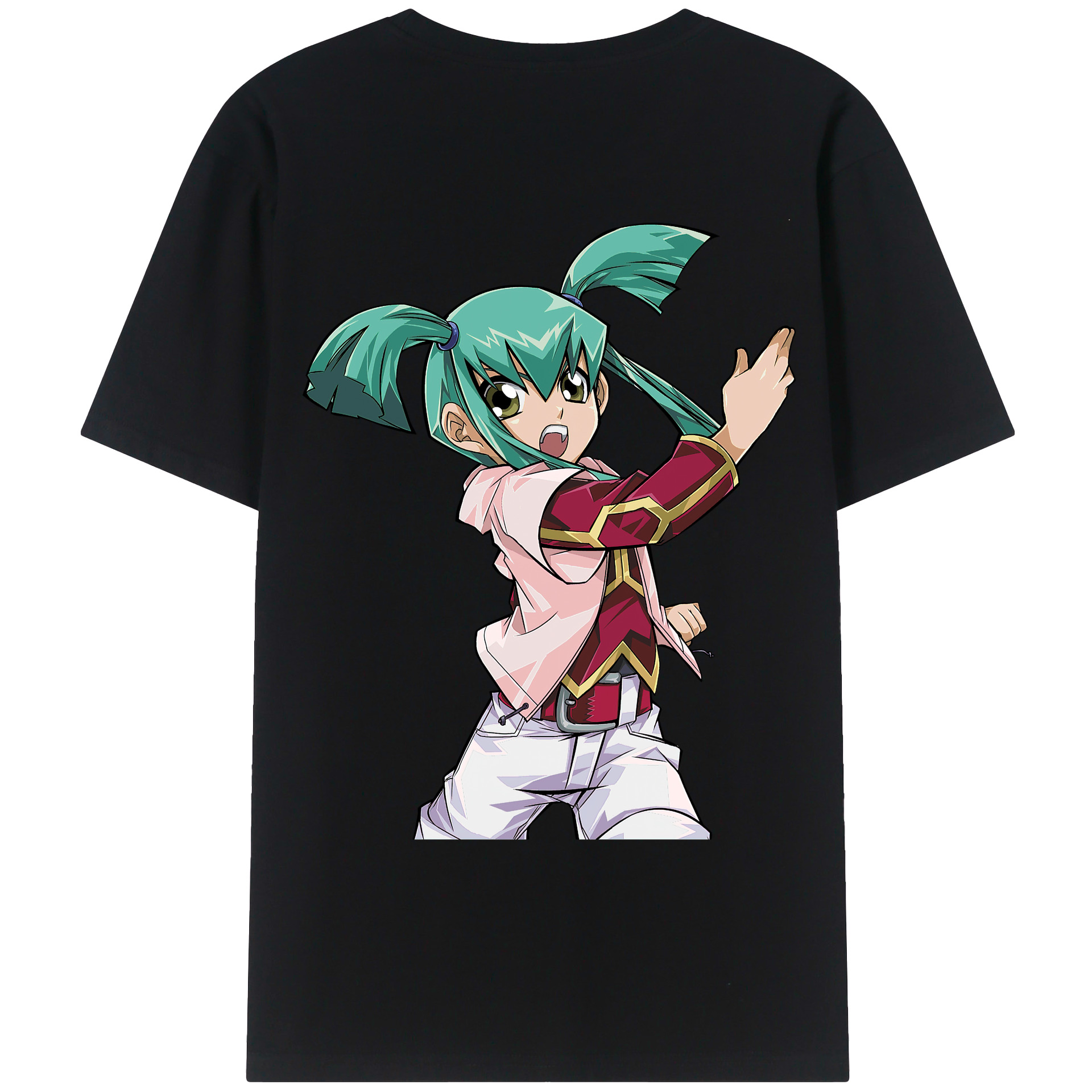 （画像用） 遊☆戯☆王 Yu-Gi-Oh! 綿100％ メンズ半袖Tシャツ（バックプリント） 通気性