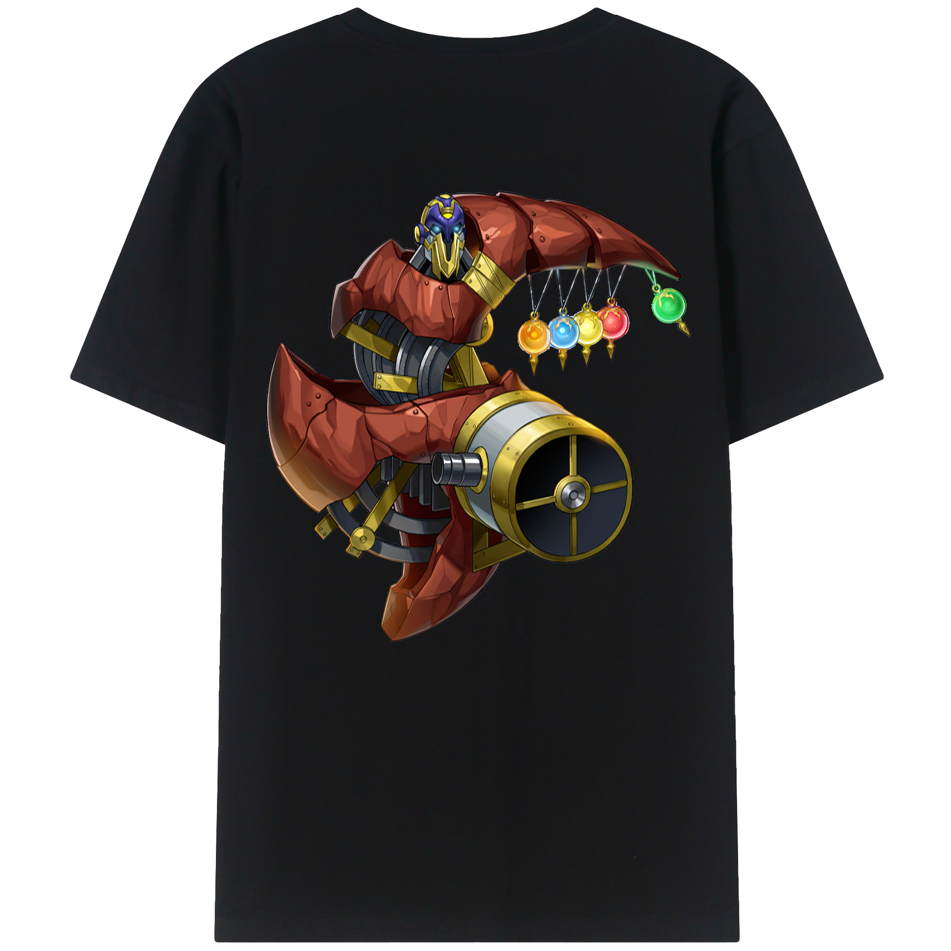 （画像用） 遊☆戯☆王 Yu-Gi-Oh! 綿100％ メンズ半袖Tシャツ（バックプリント） 通気性