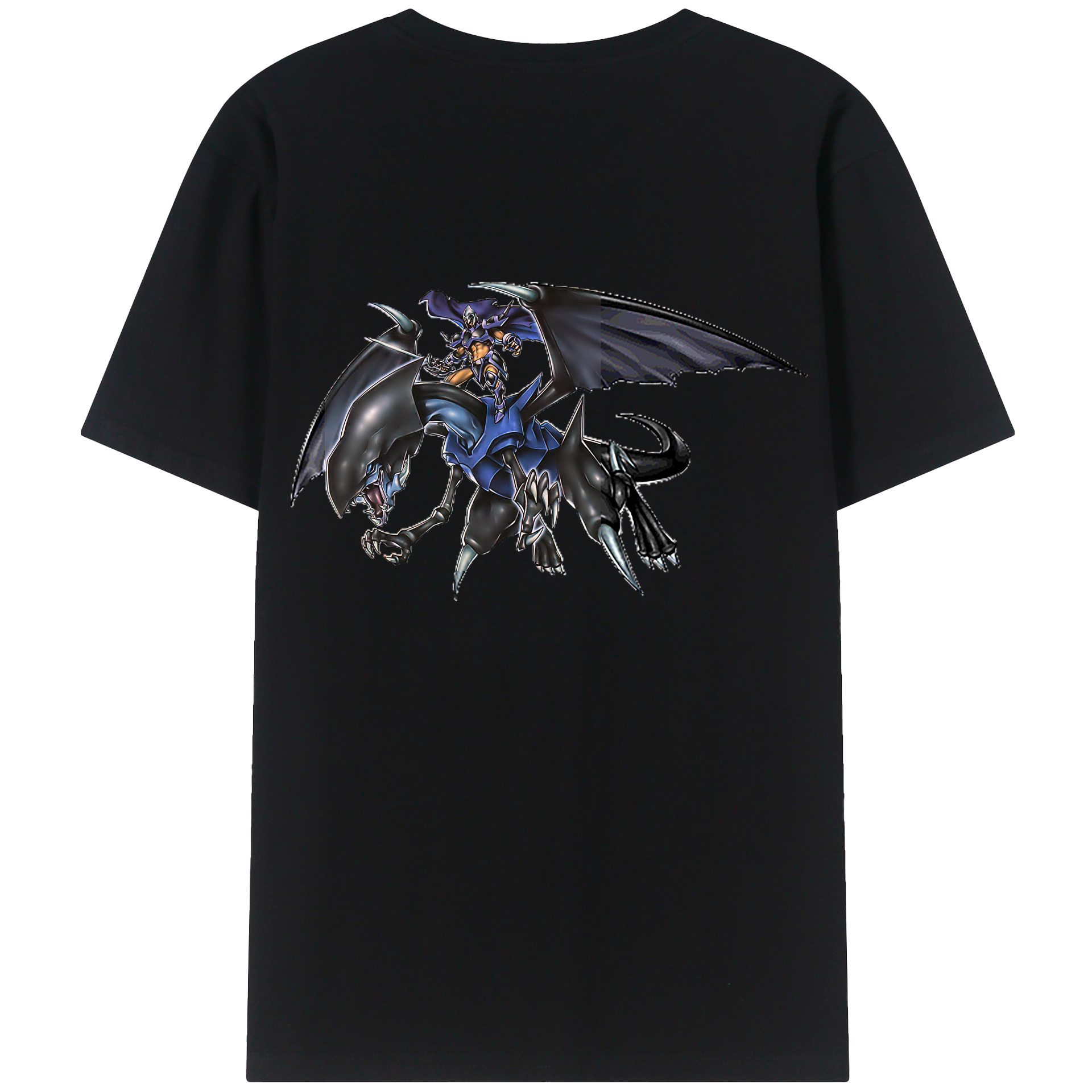 （画像用） 遊☆戯☆王 Yu-Gi-Oh! 綿100％ メンズ半袖Tシャツ（バックプリント） 通気性