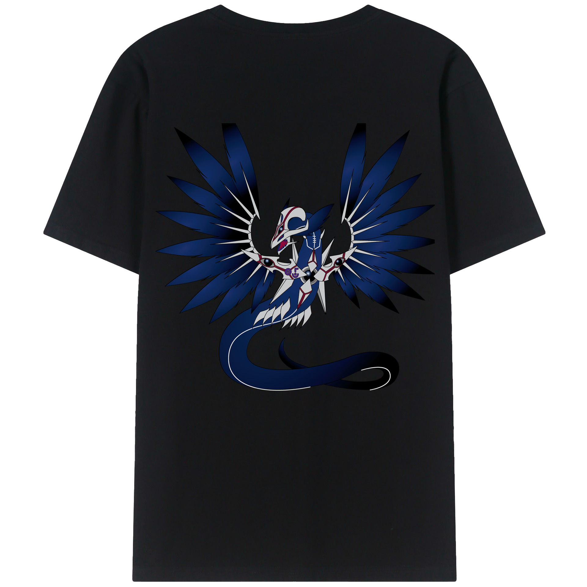 （画像用） 遊☆戯☆王 Yu-Gi-Oh! 綿100％ メンズ半袖Tシャツ（バックプリント） 通気性