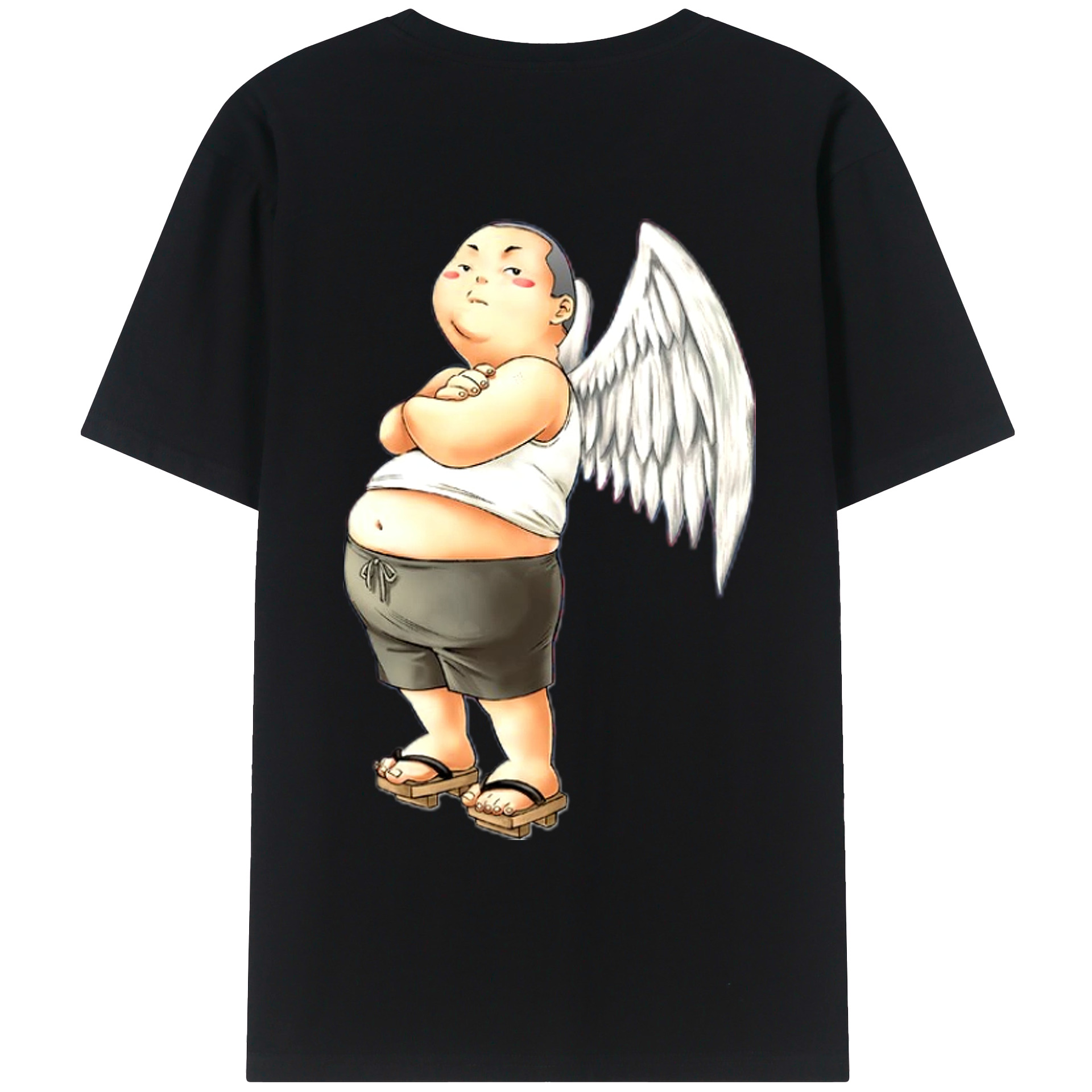 （画像用） 遊☆戯☆王 Yu-Gi-Oh! 綿100％ メンズ半袖Tシャツ（バックプリント） 通気性