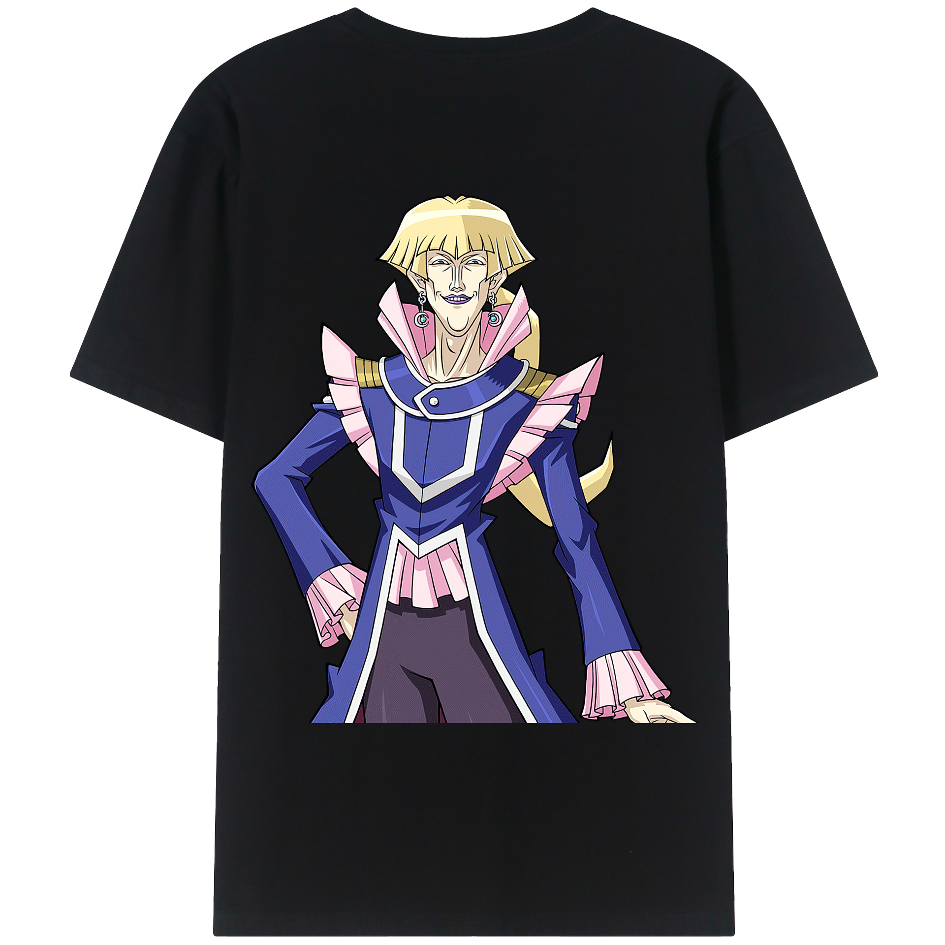 （画像用） 遊☆戯☆王 Yu-Gi-Oh! 綿100％ メンズ半袖Tシャツ（バックプリント） 通気性