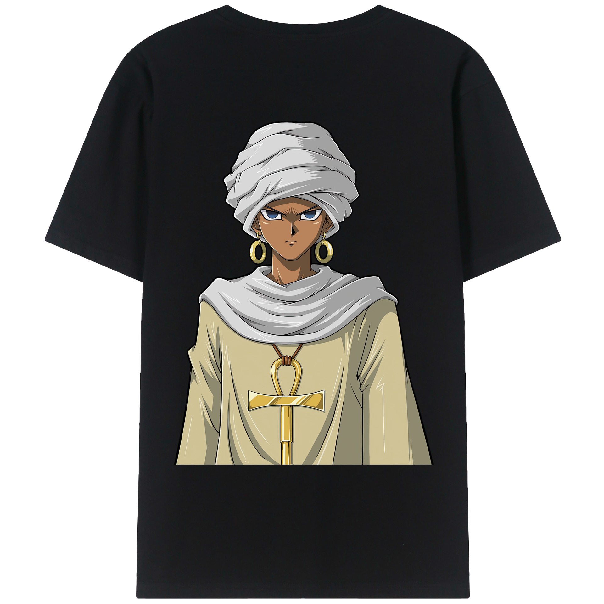 （画像用） 遊☆戯☆王 Yu-Gi-Oh! 綿100％ メンズ半袖Tシャツ（バックプリント） 通気性