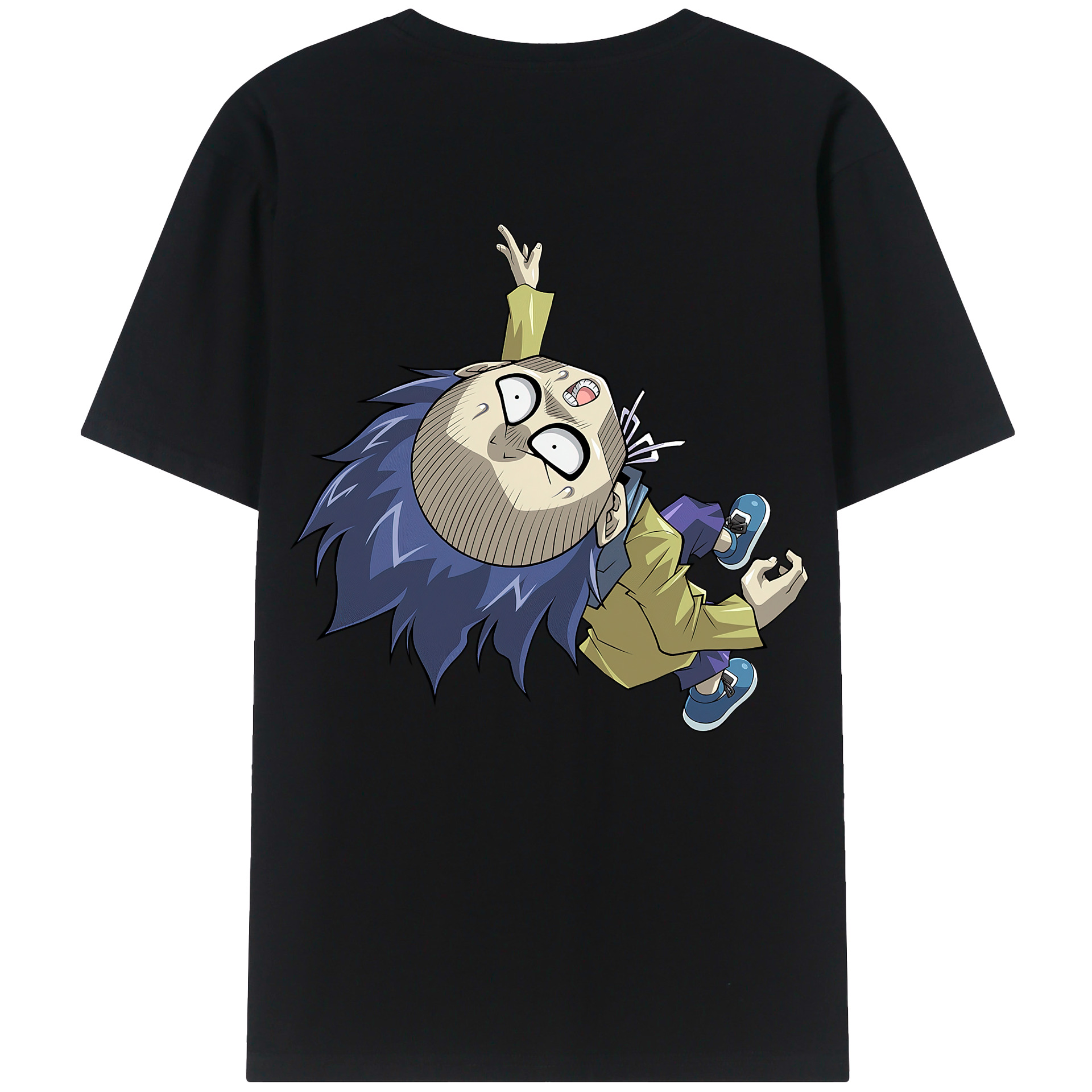 （画像用） 遊☆戯☆王 Yu-Gi-Oh! 綿100％ メンズ半袖Tシャツ（バックプリント） 通気性