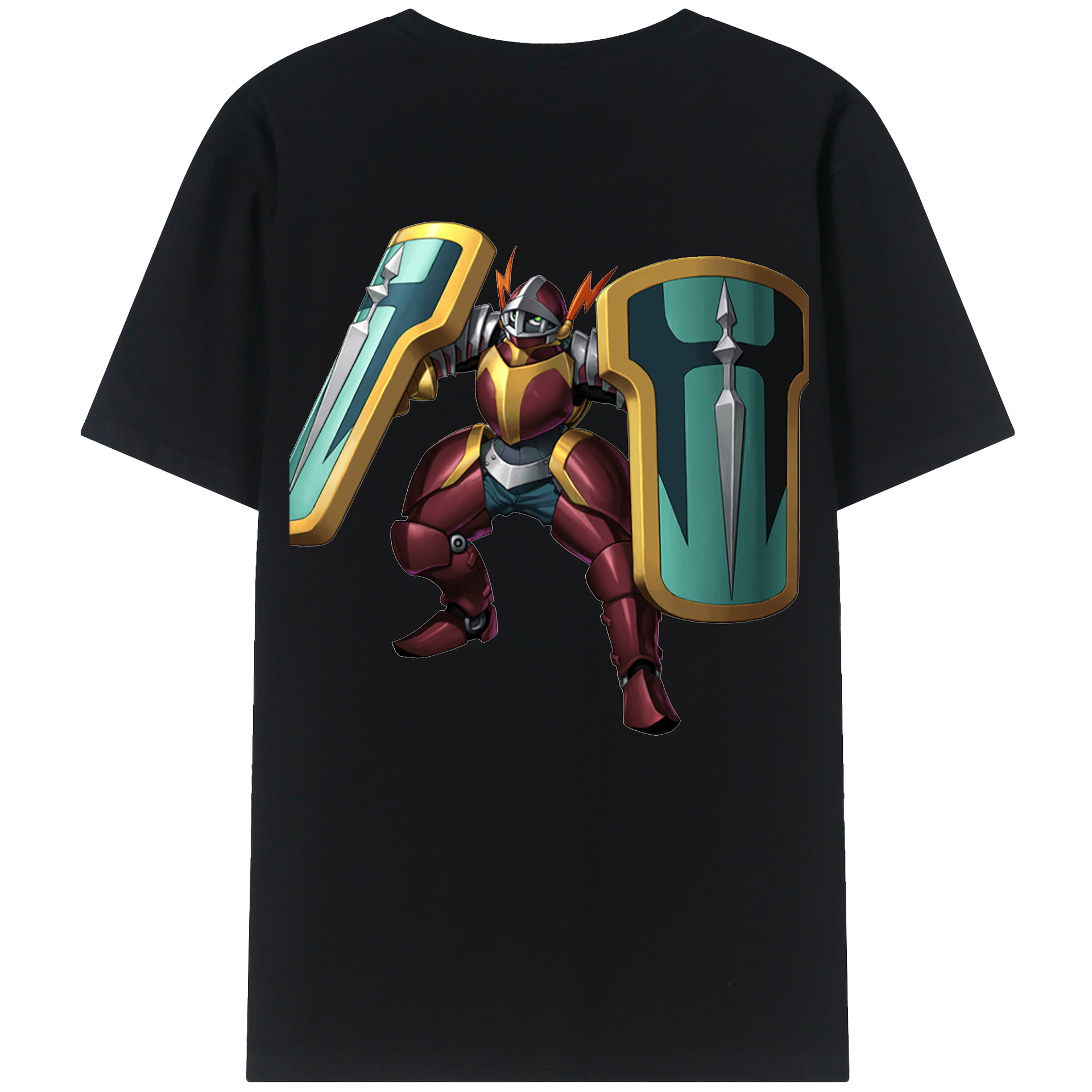 （画像用） 遊☆戯☆王 Yu-Gi-Oh! 綿100％ メンズ半袖Tシャツ（バックプリント） 通気性