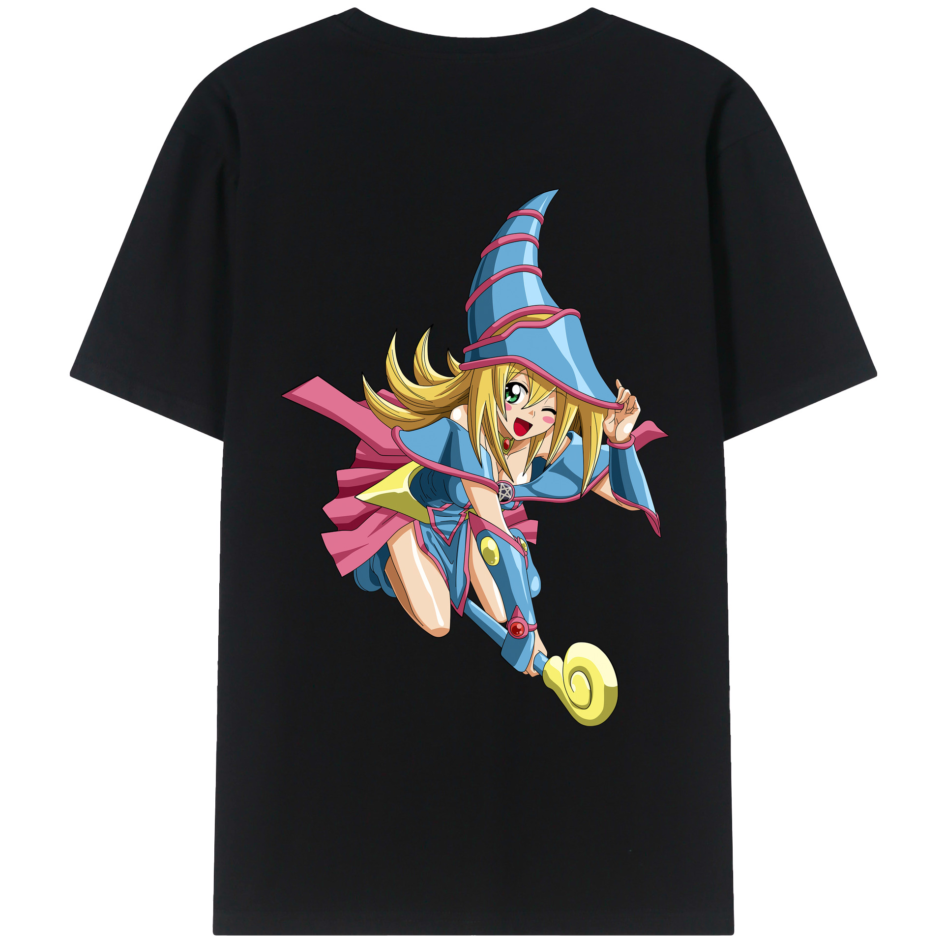 （画像用） 遊☆戯☆王 Yu-Gi-Oh! 綿100％ メンズ半袖Tシャツ（バックプリント） 通気性