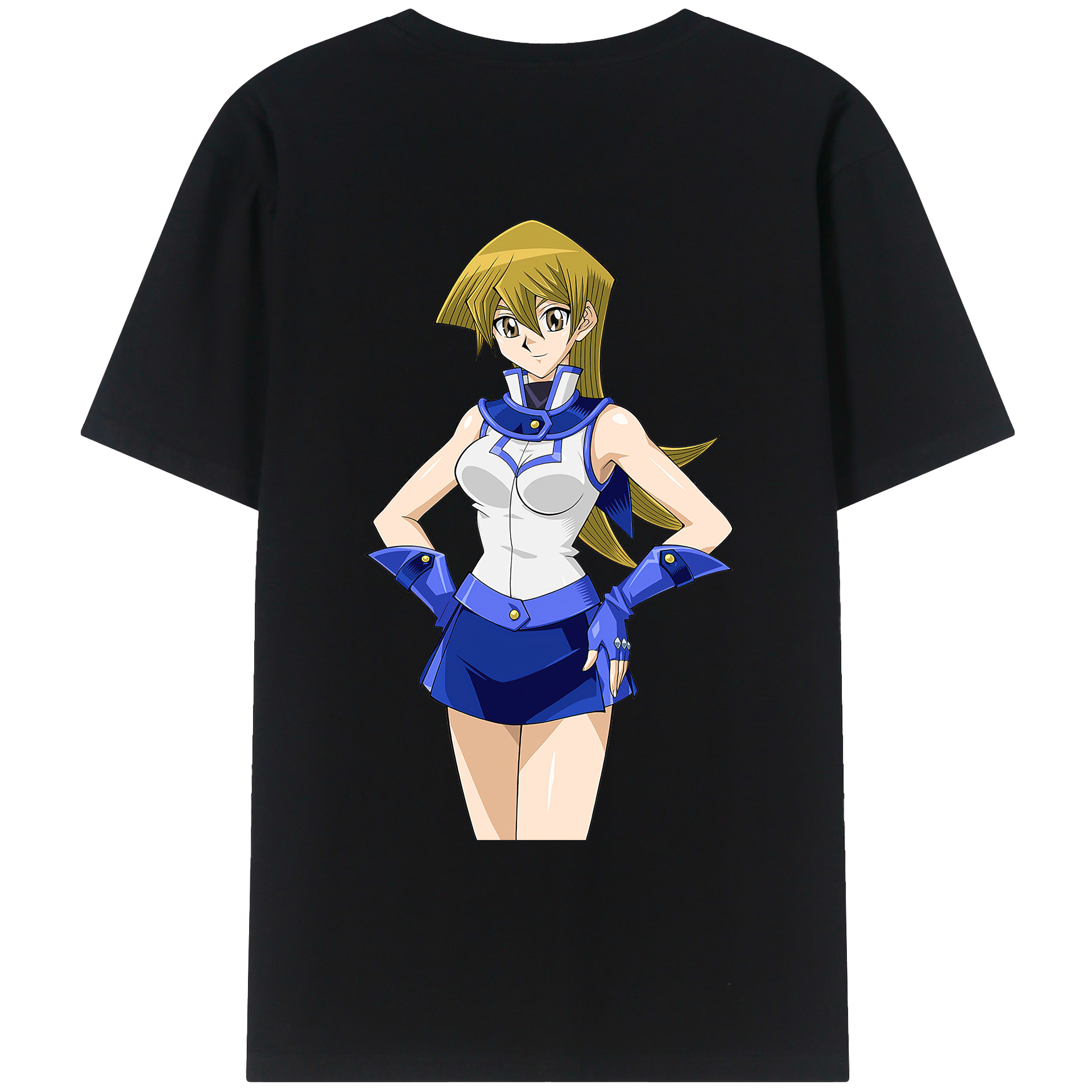 （画像用） 遊☆戯☆王 Yu-Gi-Oh! 綿100％ メンズ半袖Tシャツ（バックプリント） 通気性