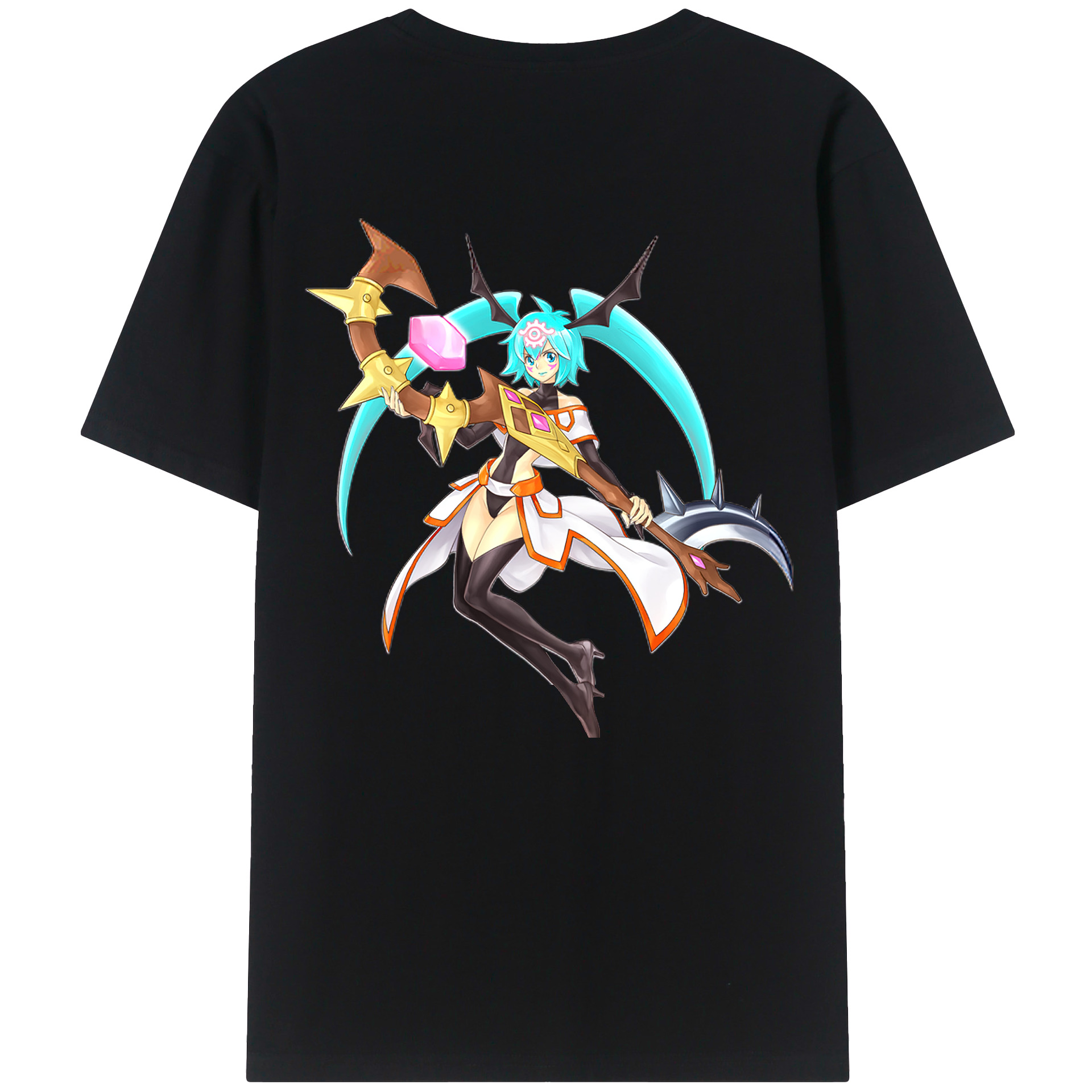 （画像用） 遊☆戯☆王 Yu-Gi-Oh! 綿100％ メンズ半袖Tシャツ（バックプリント） 通気性