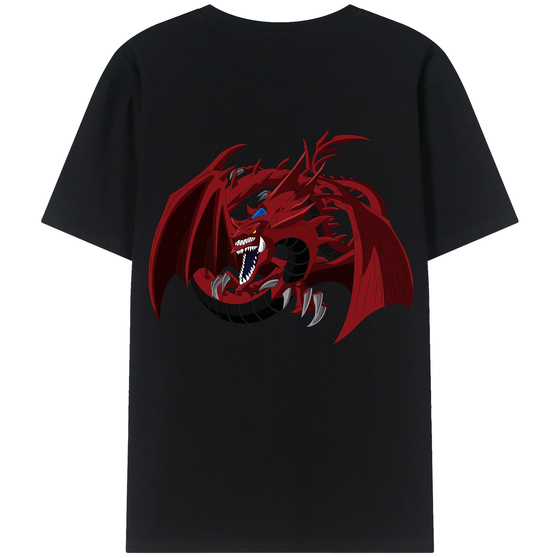 （画像用） 遊☆戯☆王 Yu-Gi-Oh! 綿100％ メンズ半袖Tシャツ（バックプリント） 通気性