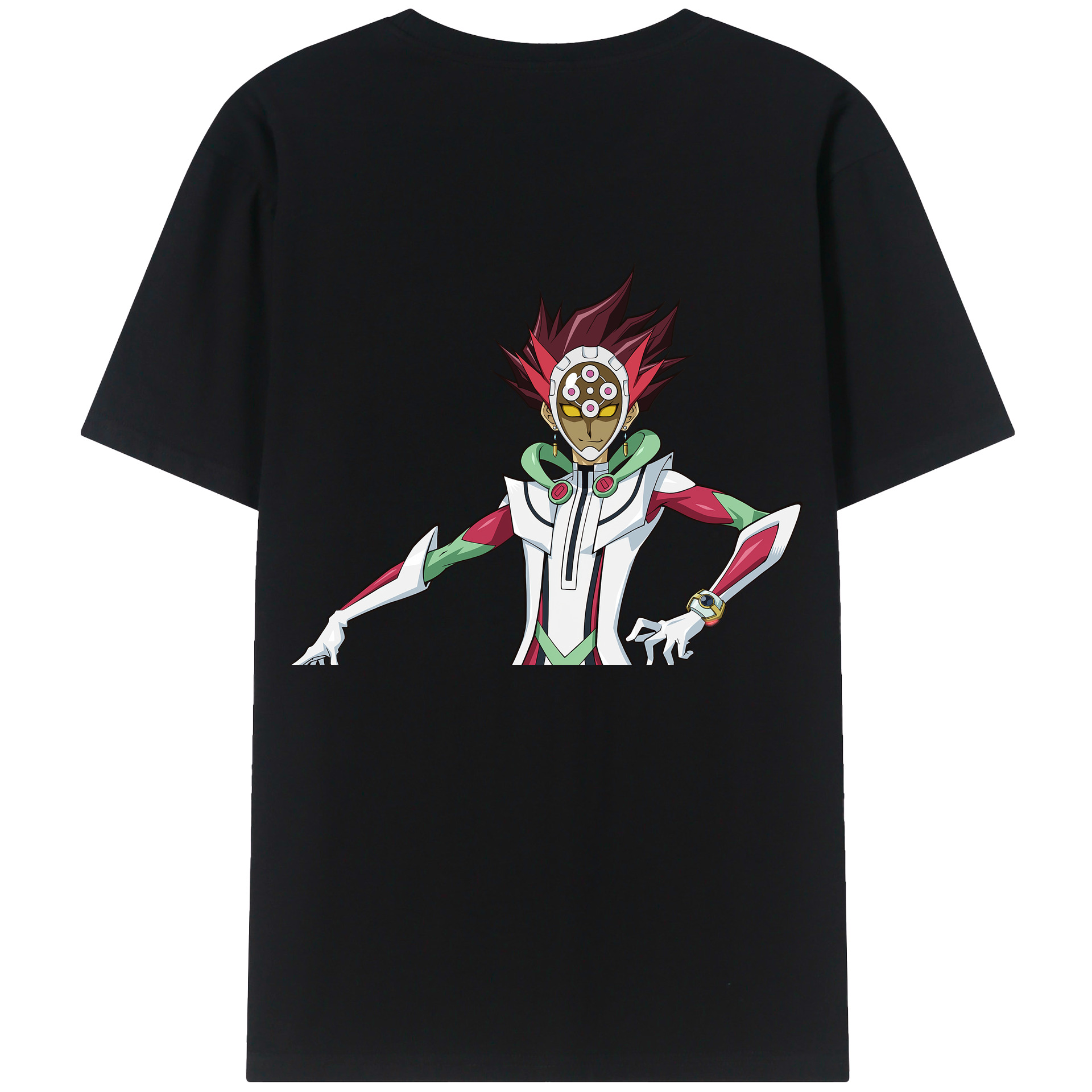 （画像用） 遊☆戯☆王 Yu-Gi-Oh! 綿100％ メンズ半袖Tシャツ（バックプリント） 通気性