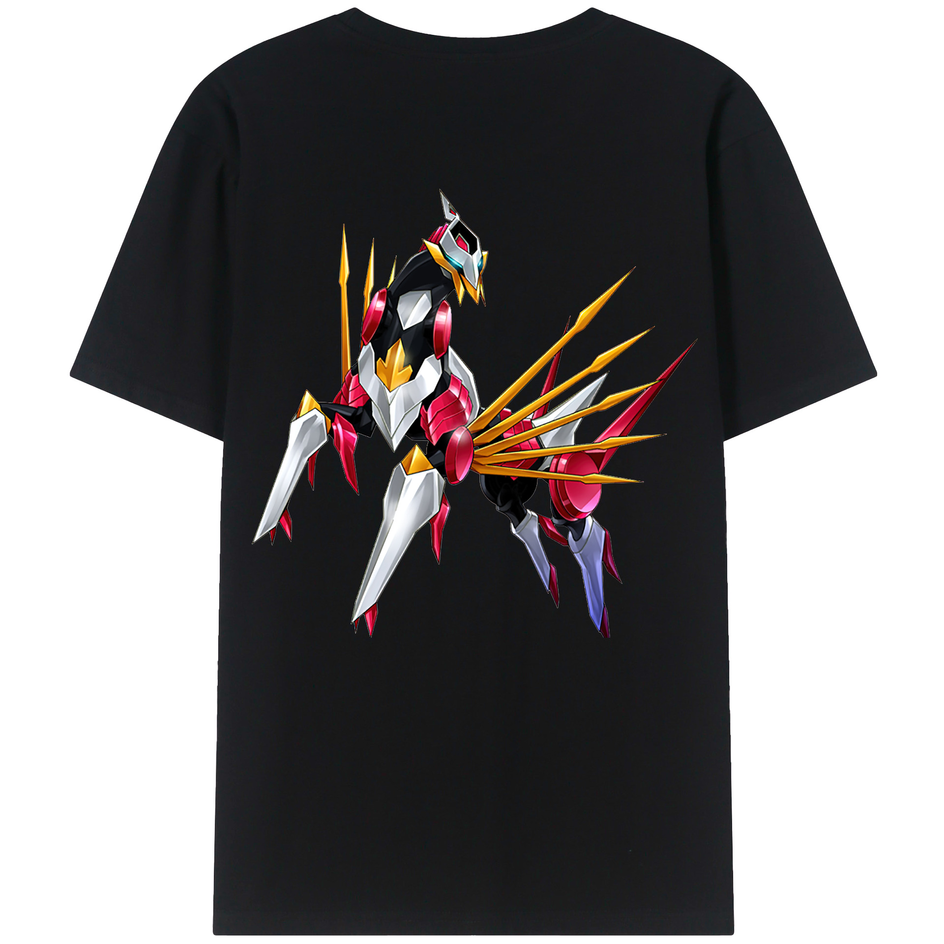 （画像用） 遊☆戯☆王 Yu-Gi-Oh! 綿100％ メンズ半袖Tシャツ（バックプリント） 通気性