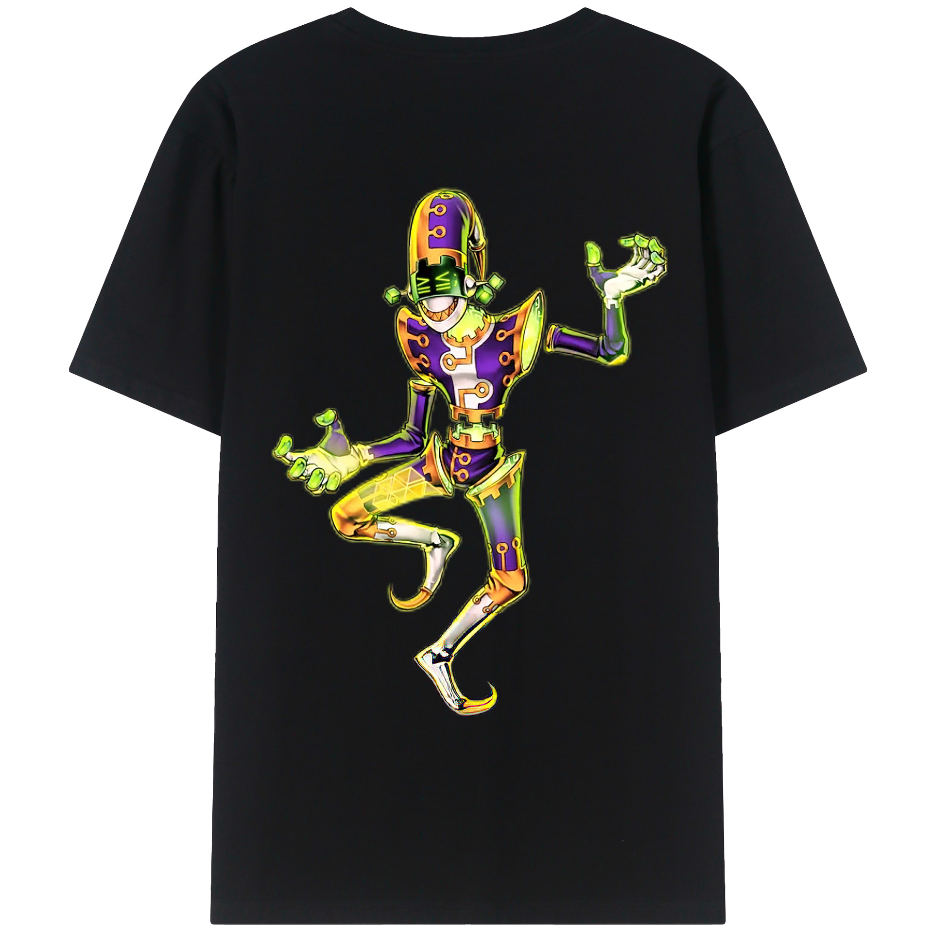 （画像用） 遊☆戯☆王 Yu-Gi-Oh! 綿100％ メンズ半袖Tシャツ（バックプリント） 通気性