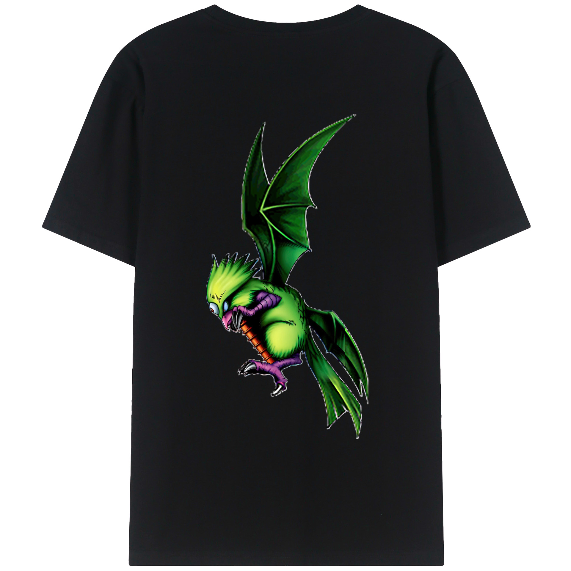 （画像用） 遊☆戯☆王 Yu-Gi-Oh! 綿100％ メンズ半袖Tシャツ（バックプリント） 通気性