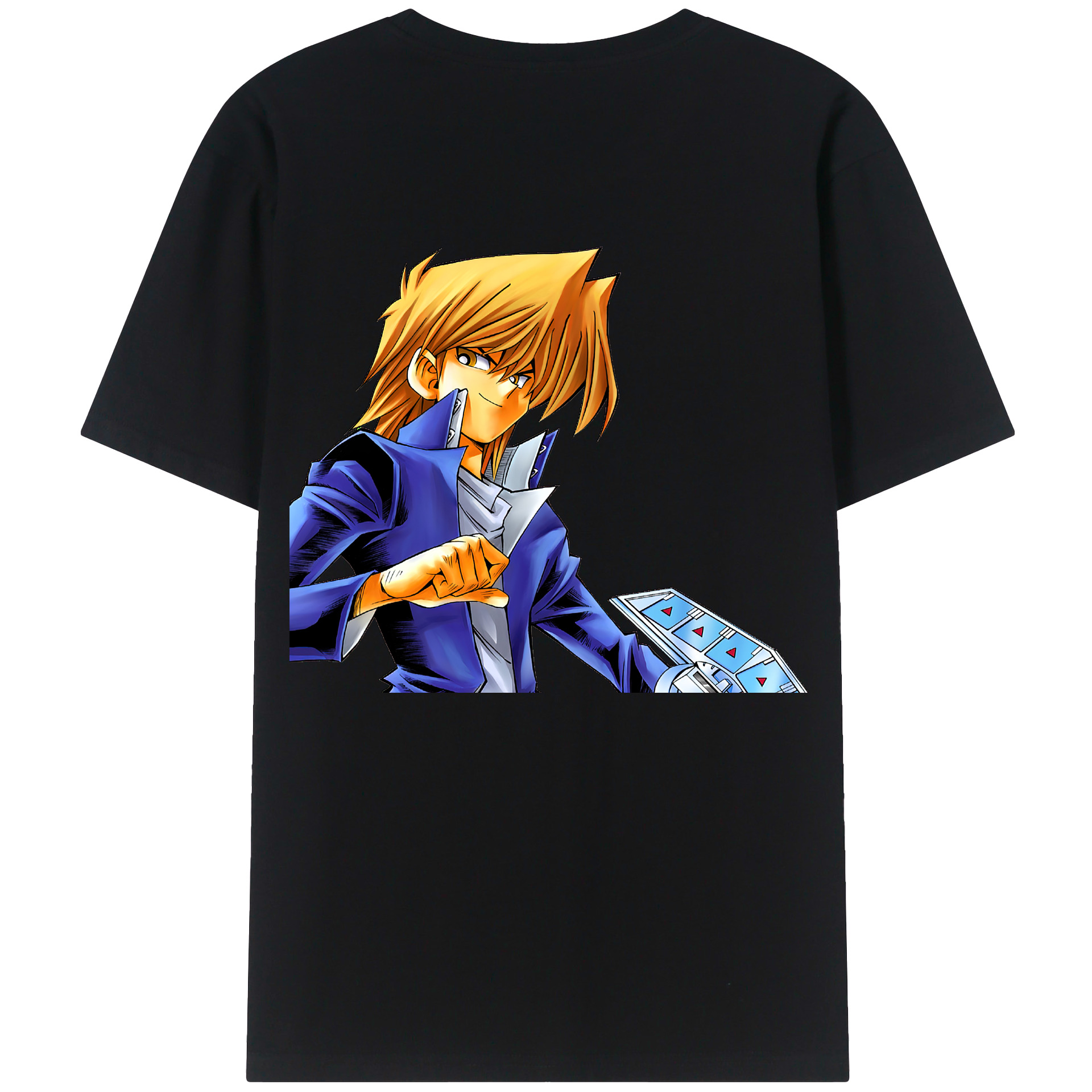 （画像用） 遊☆戯☆王 Yu-Gi-Oh! 綿100％ メンズ半袖Tシャツ（バックプリント） 通気性