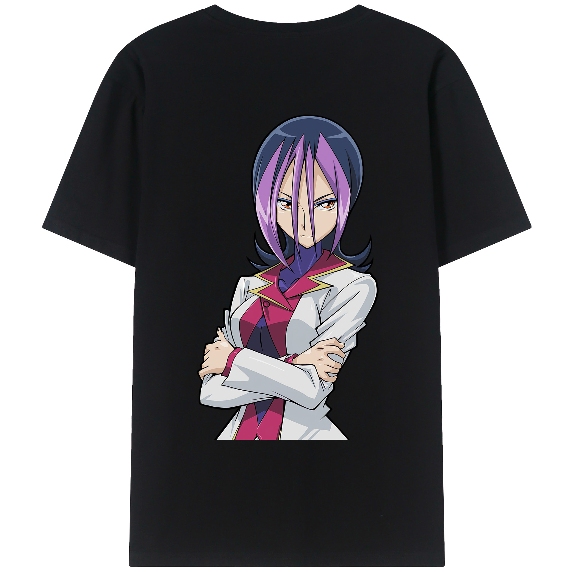（画像用） 遊☆戯☆王 Yu-Gi-Oh! 綿100％ メンズ半袖Tシャツ（バックプリント） 通気性