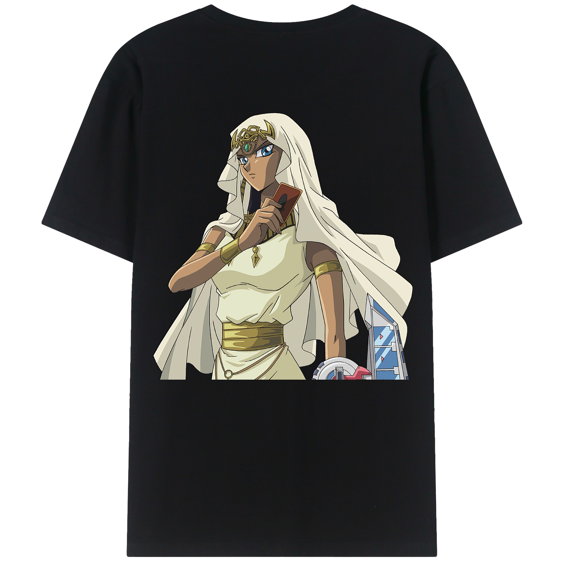 （画像用） 遊☆戯☆王 Yu-Gi-Oh! 綿100％ メンズ半袖Tシャツ（バックプリント） 通気性