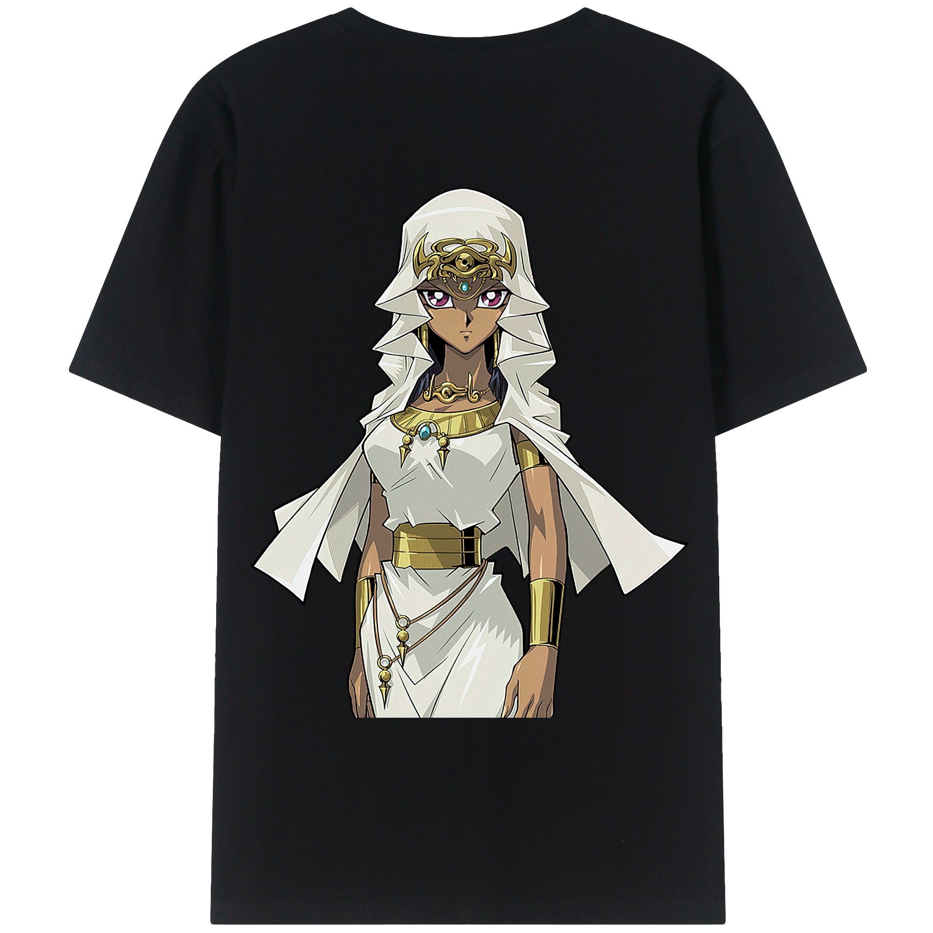 （画像用） 遊☆戯☆王 Yu-Gi-Oh! 綿100％ メンズ半袖Tシャツ（バックプリント） 通気性