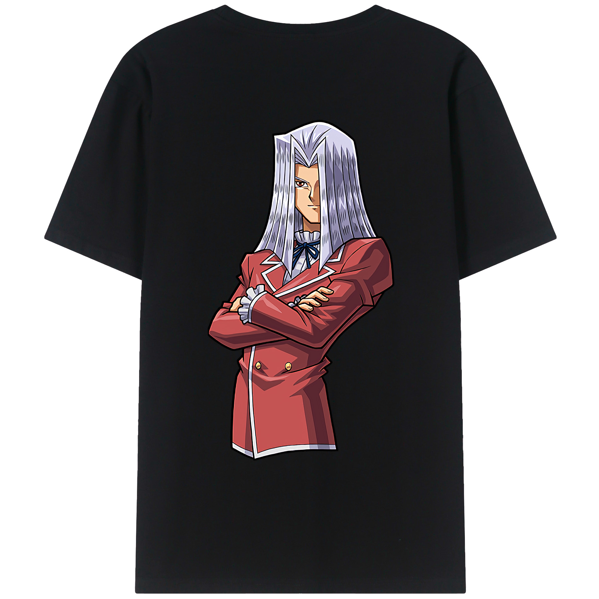 （画像用） 遊☆戯☆王 Yu-Gi-Oh! 綿100％ メンズ半袖Tシャツ（バックプリント） 通気性
