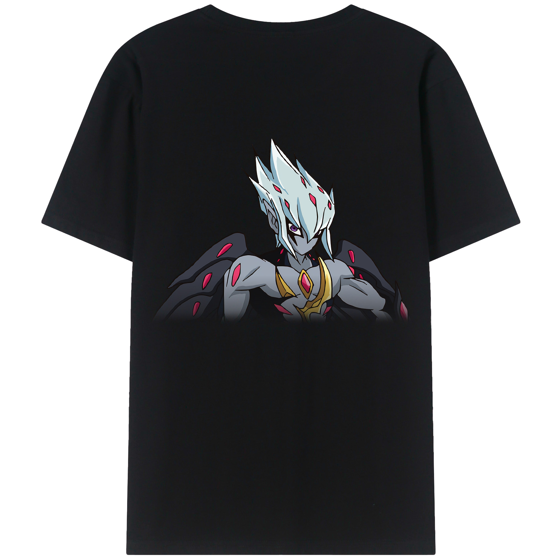 （画像用） 遊☆戯☆王 Yu-Gi-Oh! 綿100％ メンズ半袖Tシャツ（バックプリント） 通気性