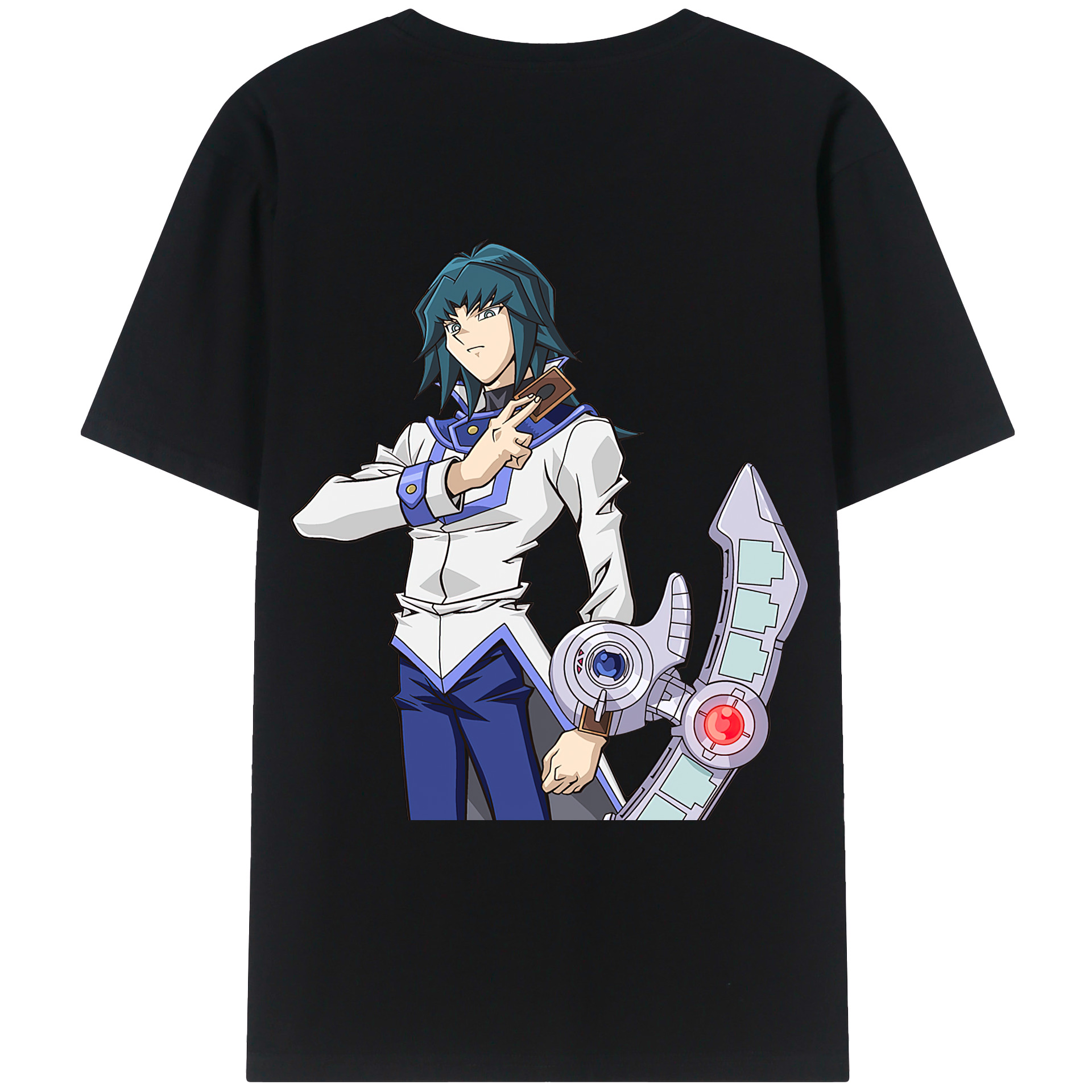 （画像用） 遊☆戯☆王 Yu-Gi-Oh! 綿100％ メンズ半袖Tシャツ（バックプリント） 通気性