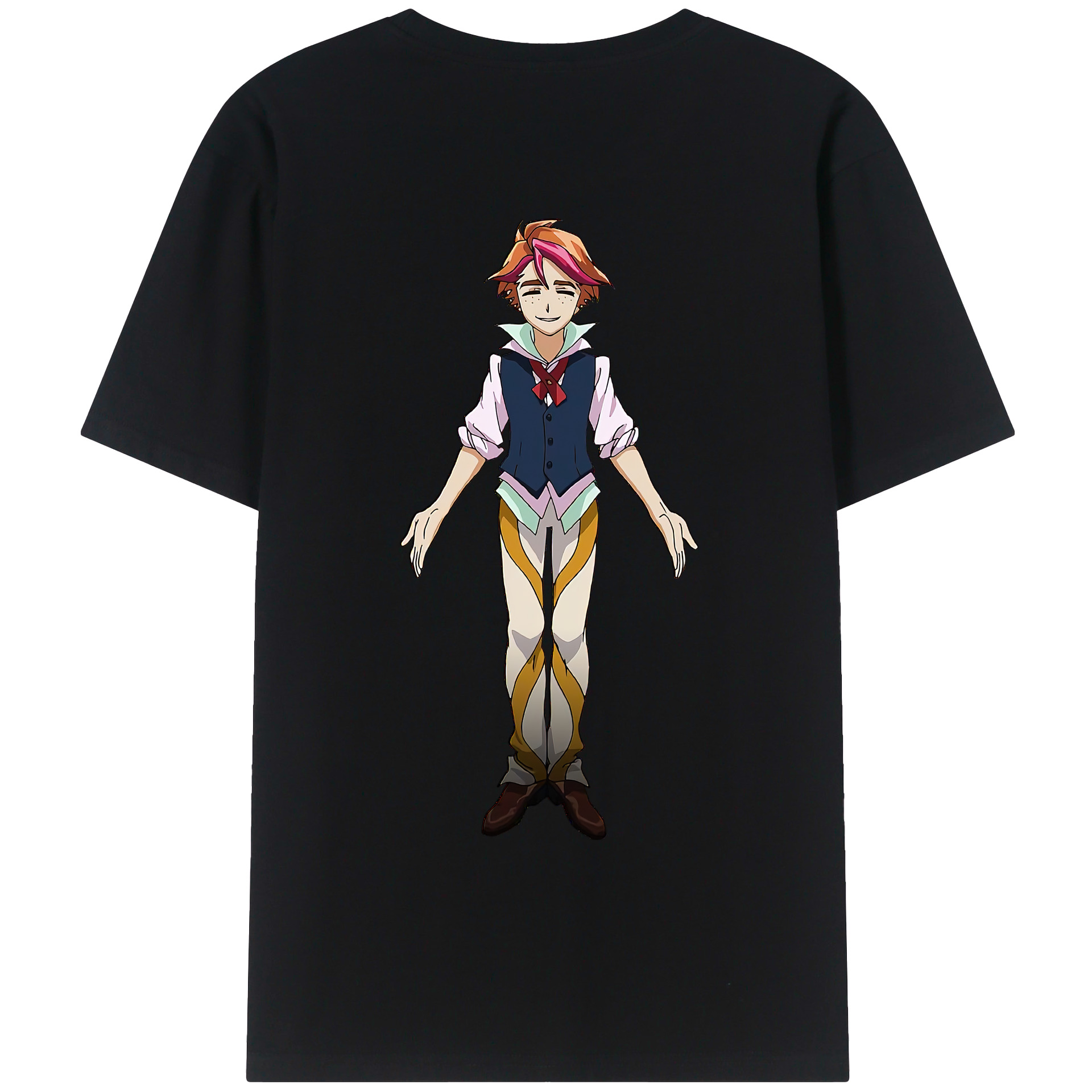 （画像用） 遊☆戯☆王 Yu-Gi-Oh! 綿100％ メンズ半袖Tシャツ（バックプリント） 通気性