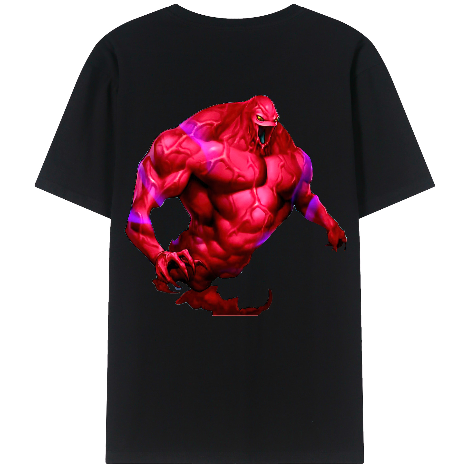 （画像用） 遊☆戯☆王 Yu-Gi-Oh! 綿100％ メンズ半袖Tシャツ（バックプリント） 通気性