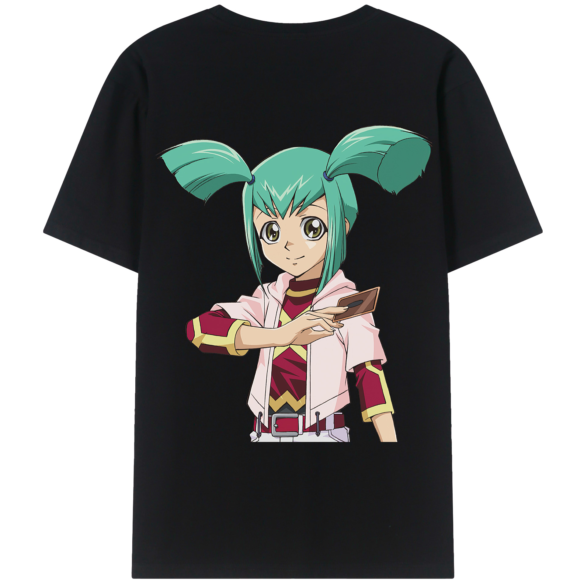 （画像用） 遊☆戯☆王 Yu-Gi-Oh! 綿100％ メンズ半袖Tシャツ（バックプリント） 通気性
