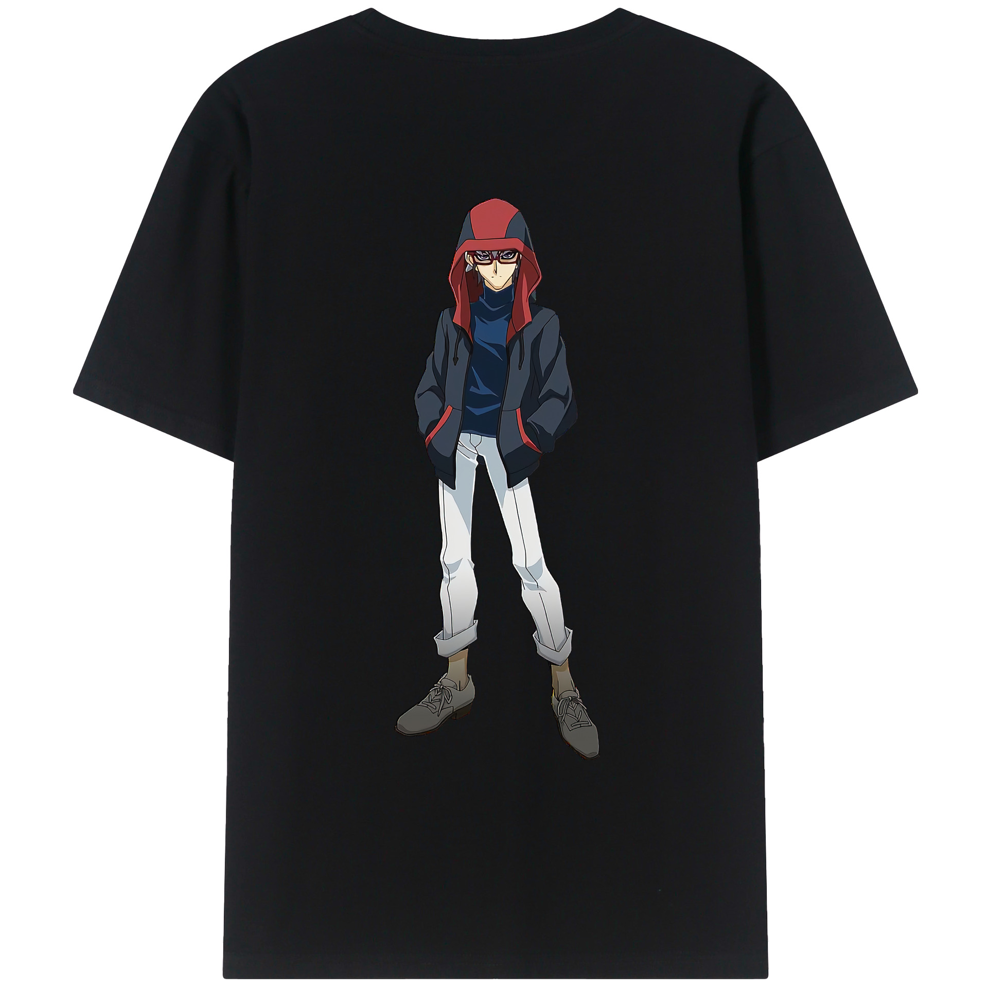 （画像用） 遊☆戯☆王 Yu-Gi-Oh! 綿100％ メンズ半袖Tシャツ（バックプリント） 通気性