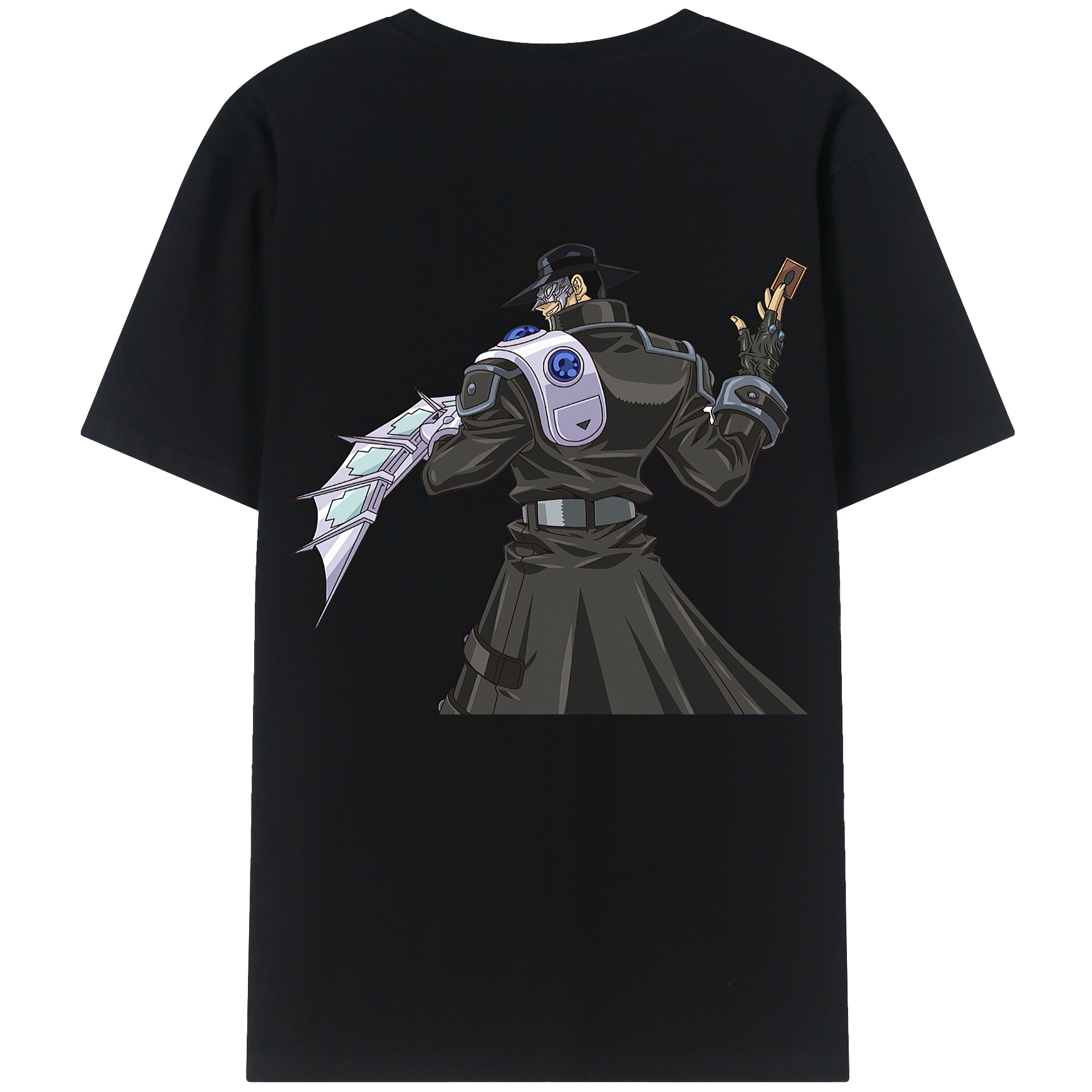 （画像用） 遊☆戯☆王 Yu-Gi-Oh! 綿100％ メンズ半袖Tシャツ（バックプリント） 通気性