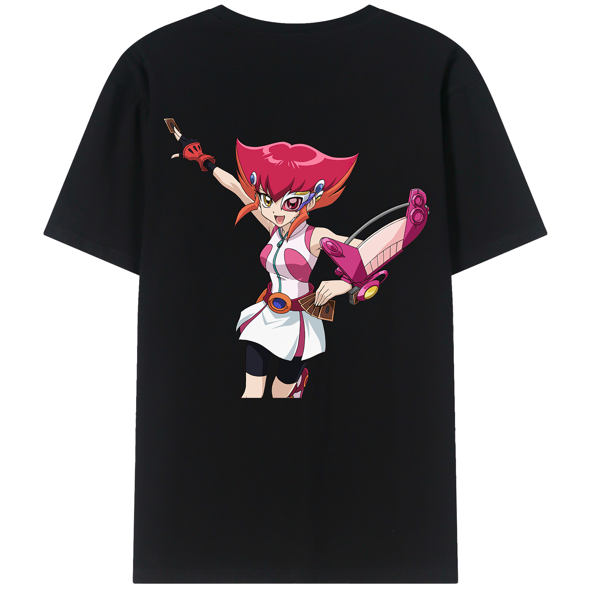 （画像用） 遊☆戯☆王 Yu-Gi-Oh! 綿100％ メンズ半袖Tシャツ（バックプリント） 通気性