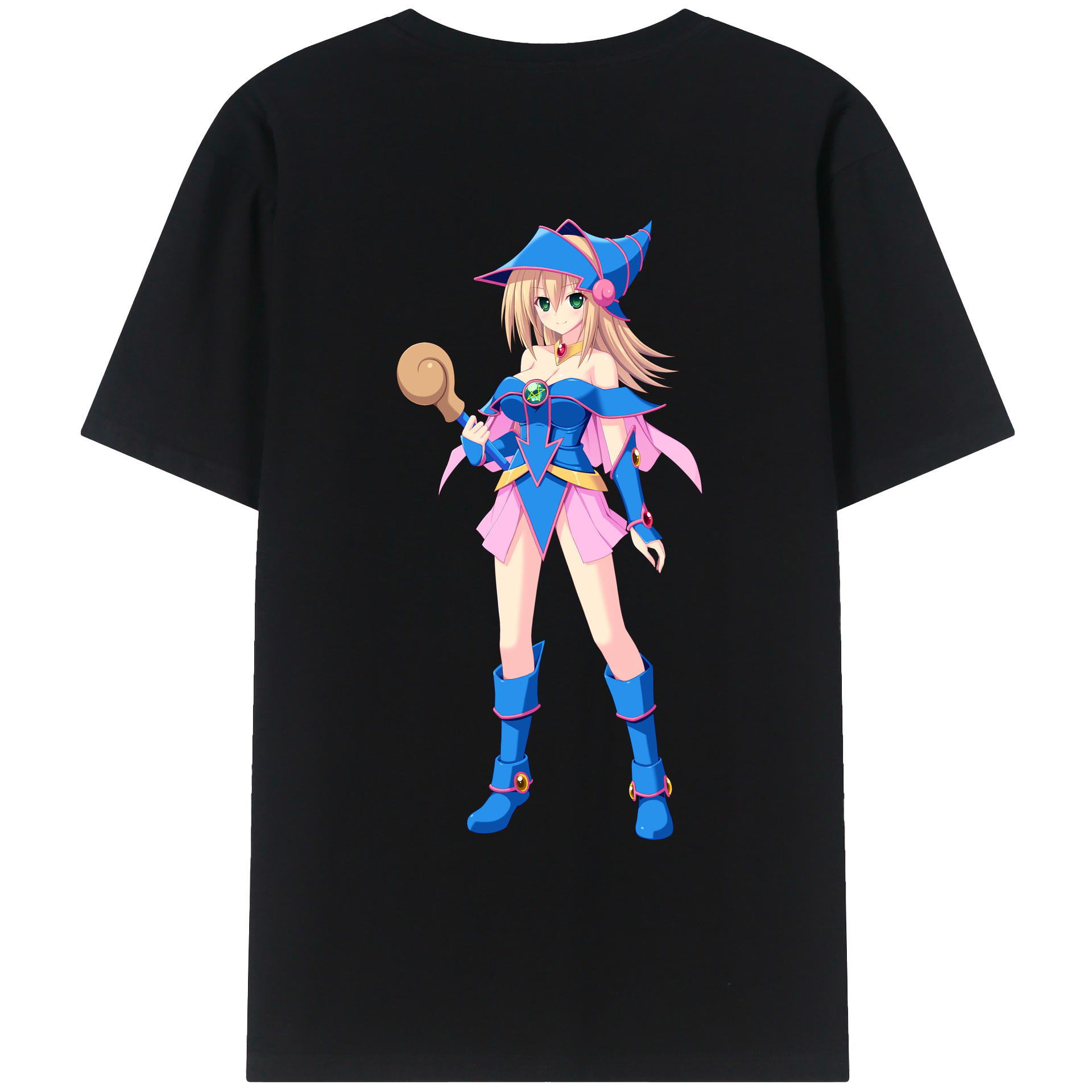 （画像用） 遊☆戯☆王 Yu-Gi-Oh! 綿100％ メンズ半袖Tシャツ（バックプリント） 通気性