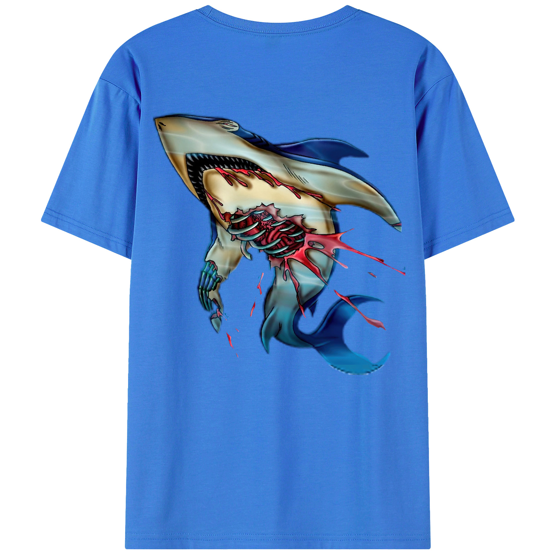 （画像用） 遊☆戯☆王 Yu-Gi-Oh! 綿100％ メンズ半袖Tシャツ（バックプリント） 通気性