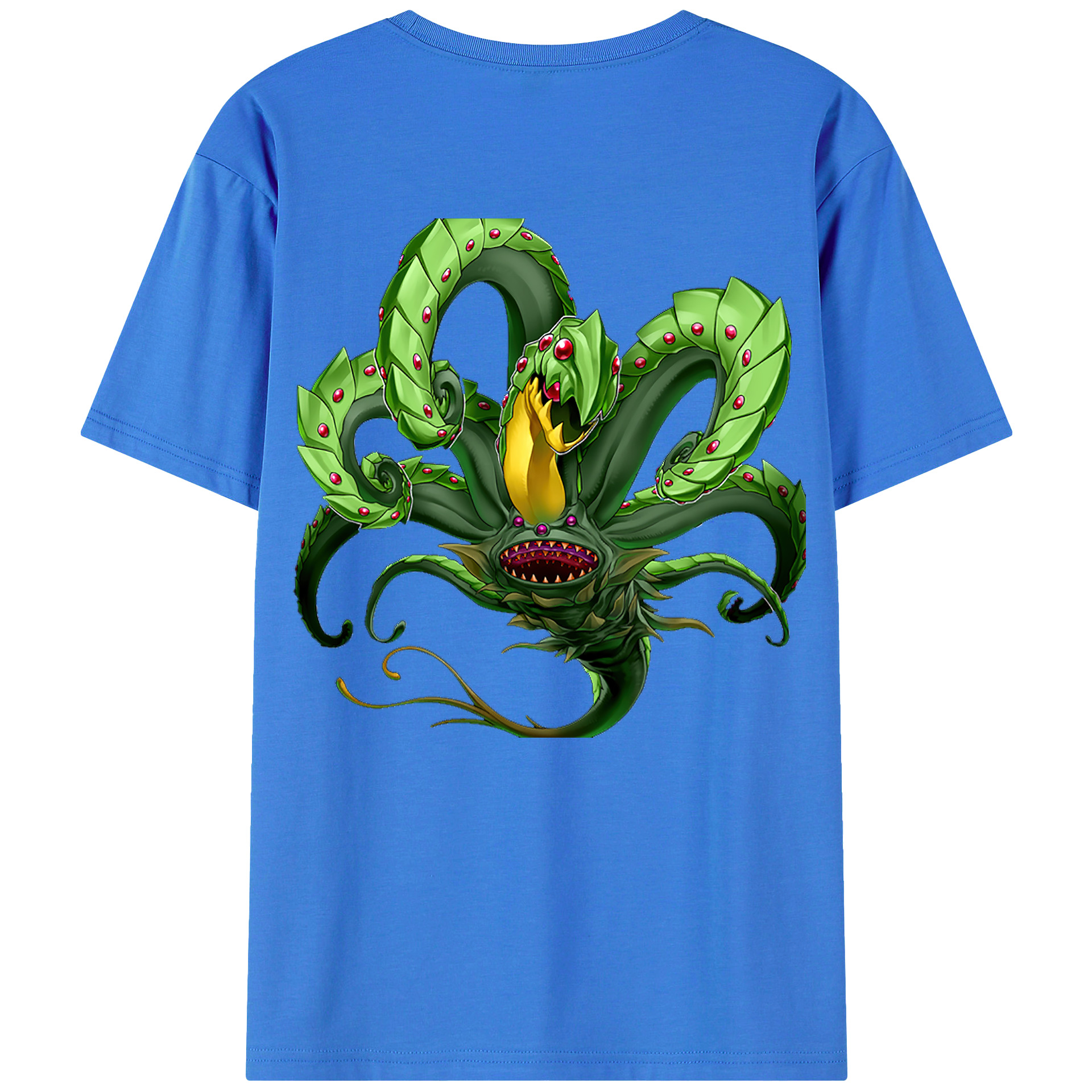 （画像用） 遊☆戯☆王 Yu-Gi-Oh! 綿100％ メンズ半袖Tシャツ（バックプリント） 通気性