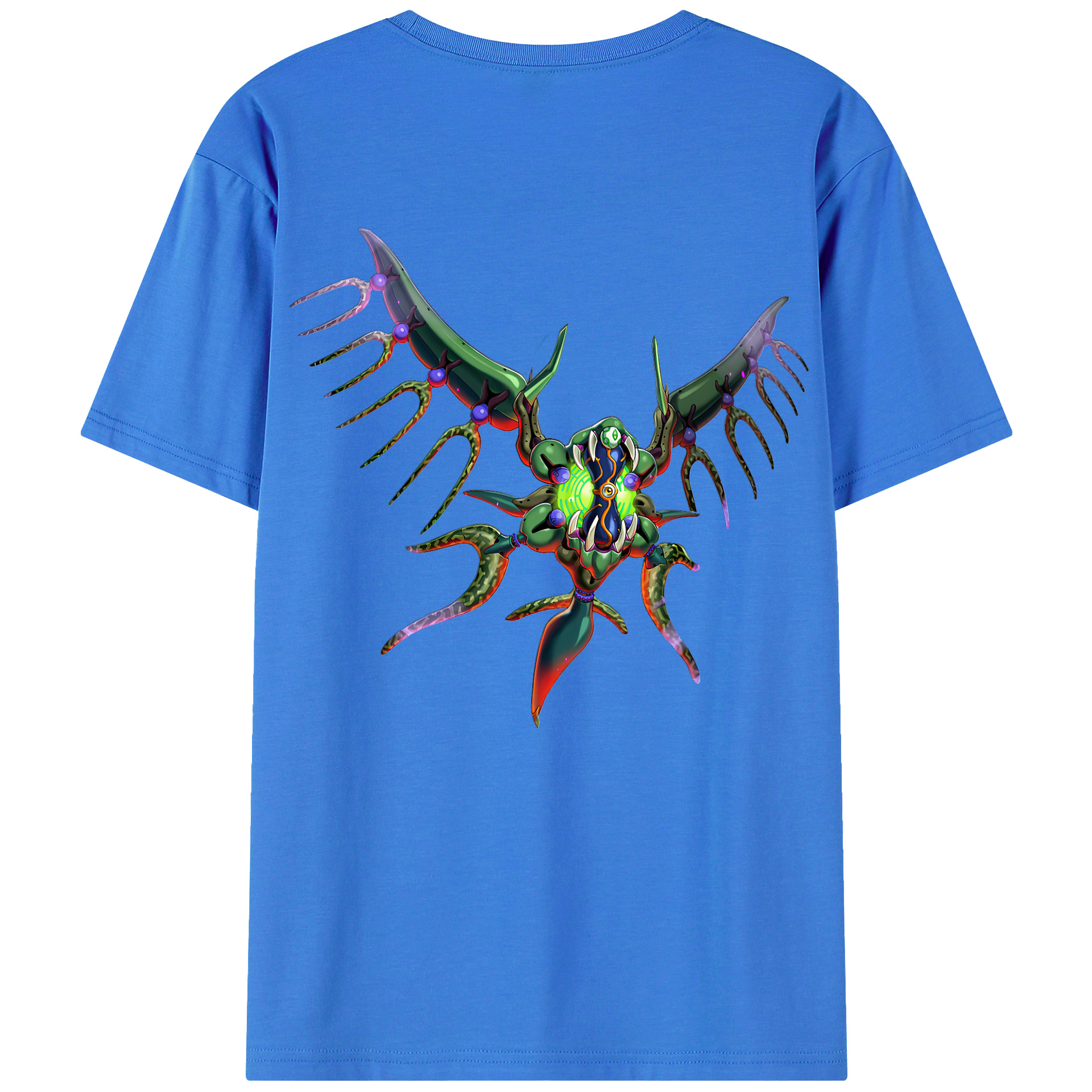 （画像用） 遊☆戯☆王 Yu-Gi-Oh! 綿100％ メンズ半袖Tシャツ（バックプリント） 通気性