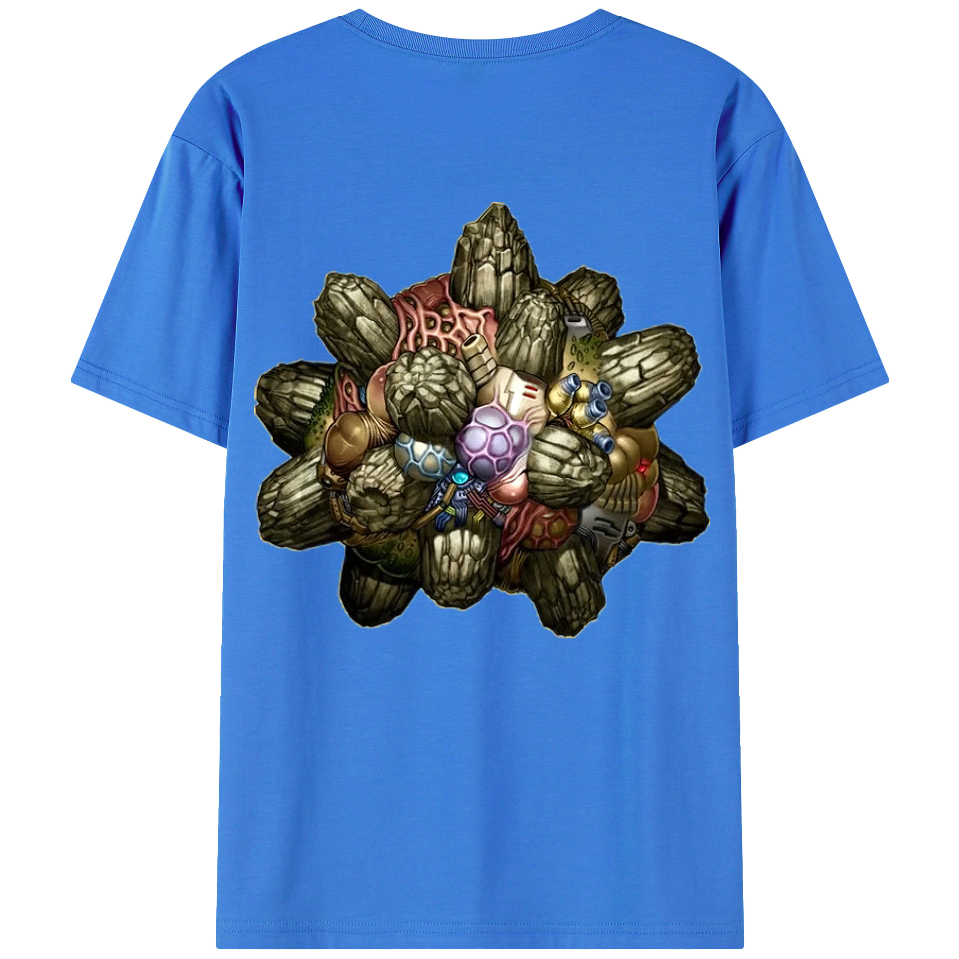 （画像用） 遊☆戯☆王 Yu-Gi-Oh! 綿100％ メンズ半袖Tシャツ（バックプリント） 通気性